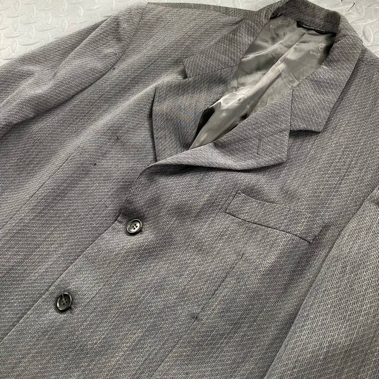 Balenciaga Tailored Wool Suit Jacket Size 40R - 4 Thumbnail