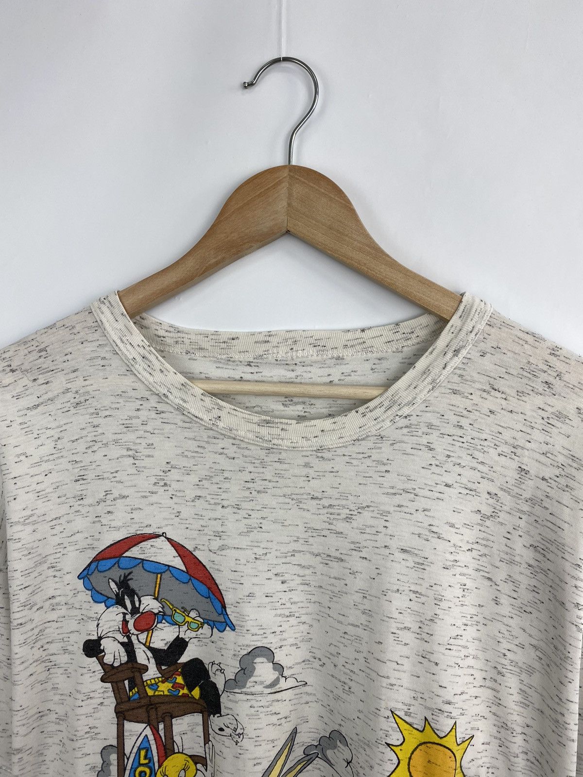 Warner Bros Vintage 1990 Looney Tunes Warner Bros Retro T-Shirt Rare Size US XL / EU 56 / 4 - 5 Thumbnail