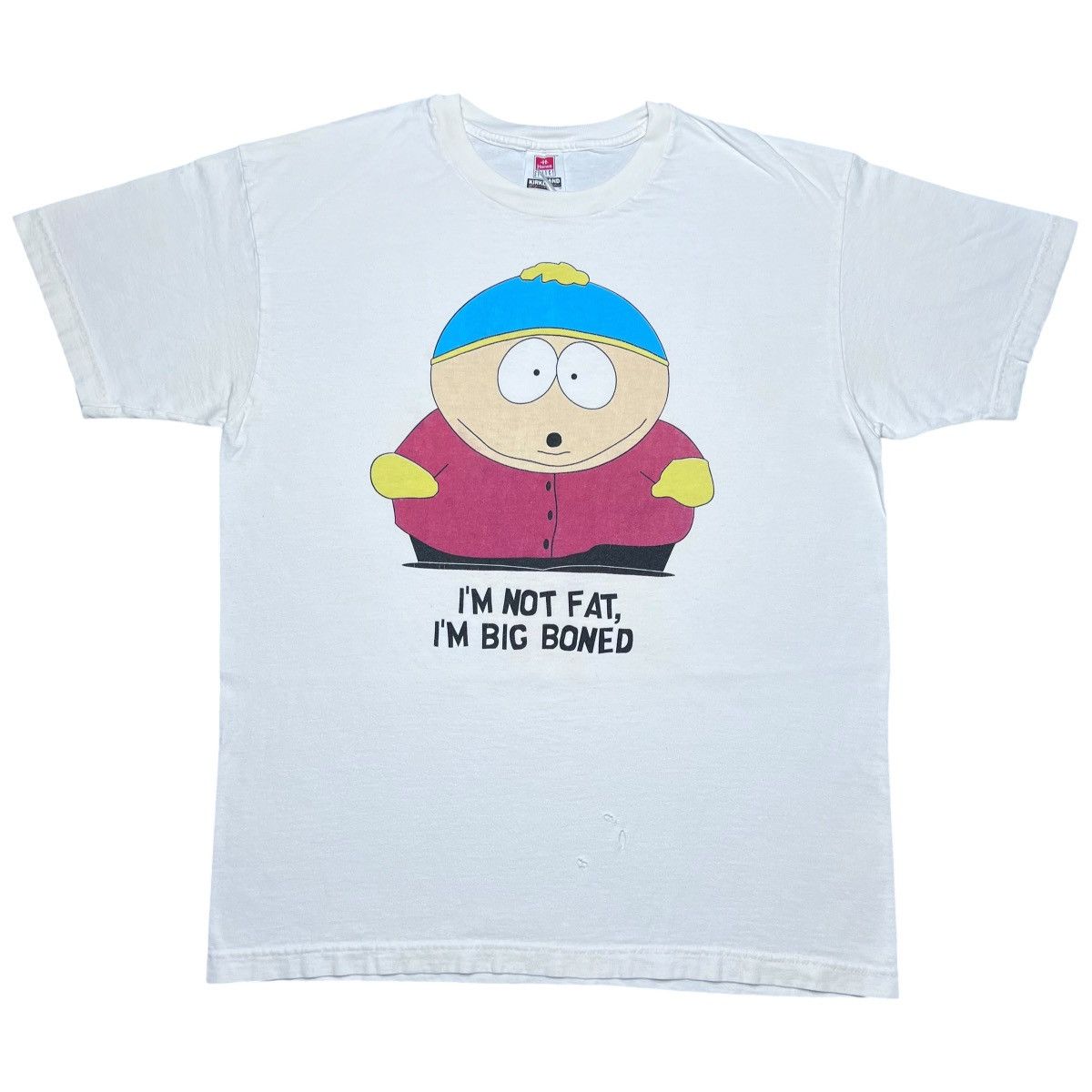 1998 South Park Eric Cartman Big Boned Cartoon Graphic Tee