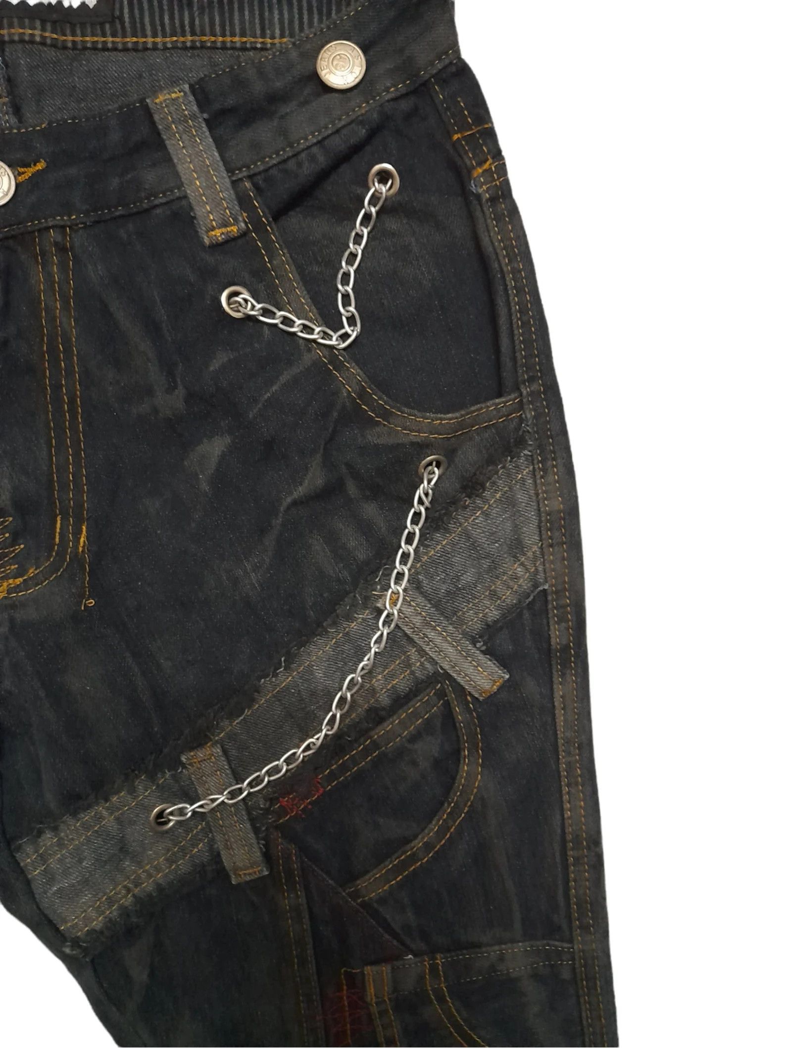 Seditionaries Aston Punk Denim Distressed (E122) W30 Size US 30 / EU 46 - 6 Thumbnail