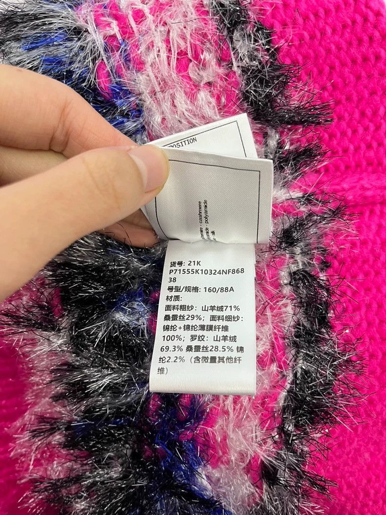 Chanel Chanel 21 autumn and winter pink bright line knitted pullo Size XS / US 0-2 / IT 36-38 - 7 Thumbnail