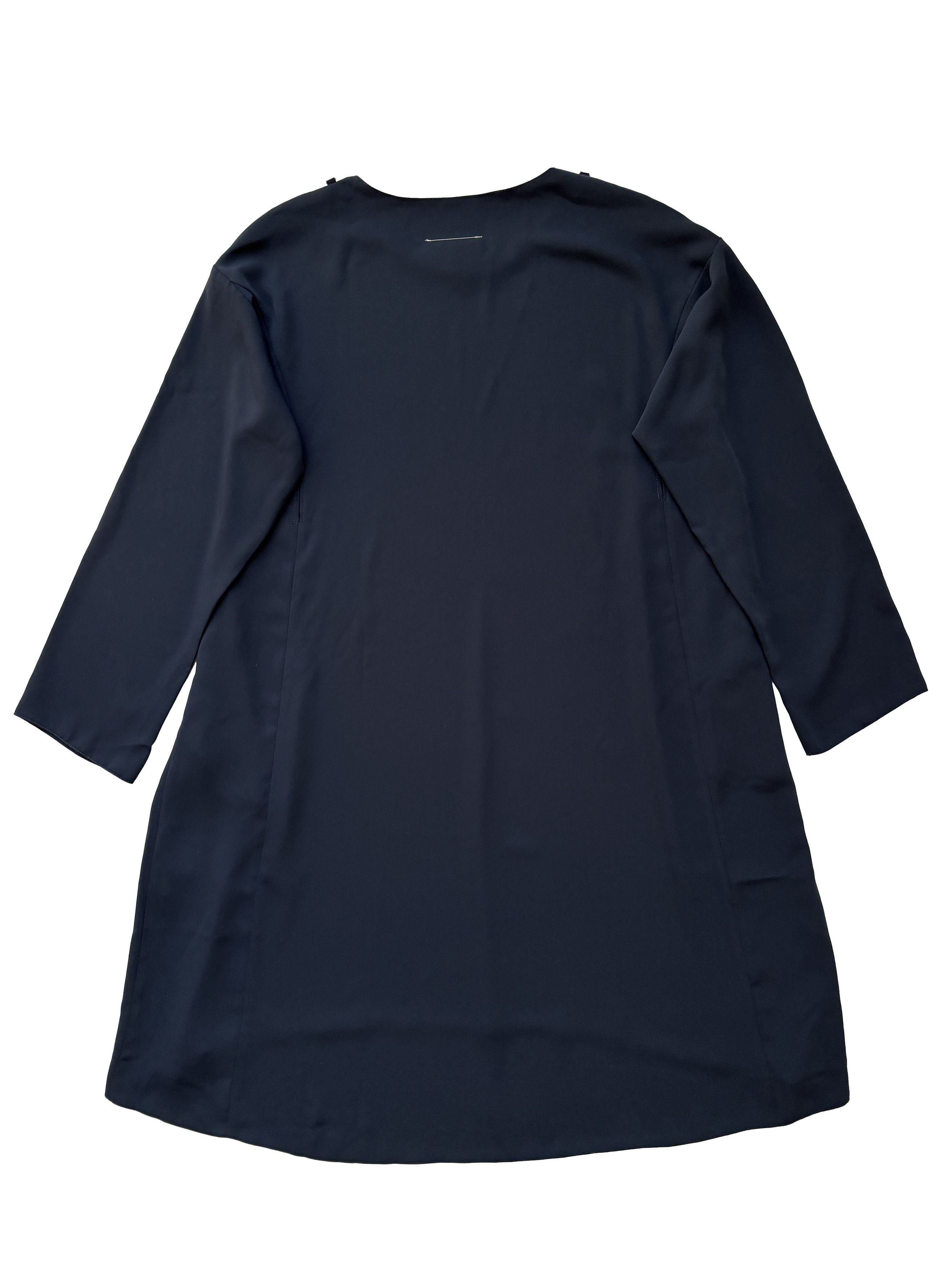 Maison Margiela ⚡️QUICK SALE⚡️2017 Margiela MM6 Navy Dress with Pearls Size M / US 6-8 / IT 42-44 - 2 Thumbnail
