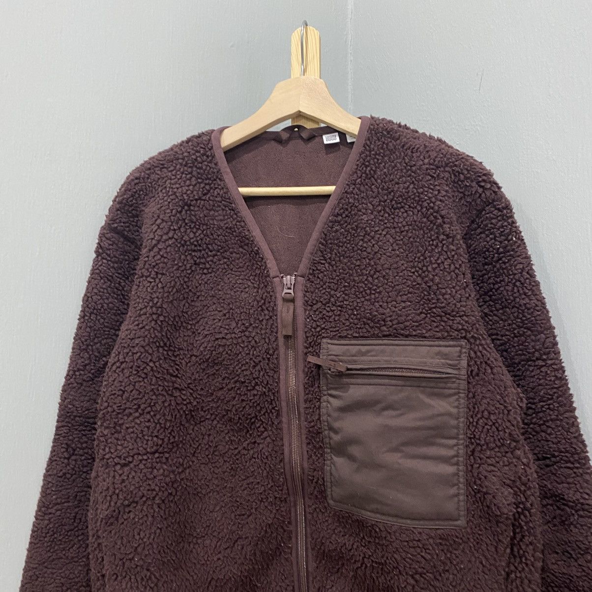 Christophe Lemaire Uniqlo U Christophe Lemaire Deep Pile Fleece Cardigan Brown Size US S / EU 44-46 / 1 - 3 Thumbnail