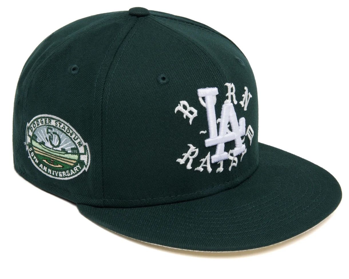 Born X Raised × NFL (8) Los Angeles Dodgers × New Era PATCH HAT Size ONE SIZE - 2 Thumbnail