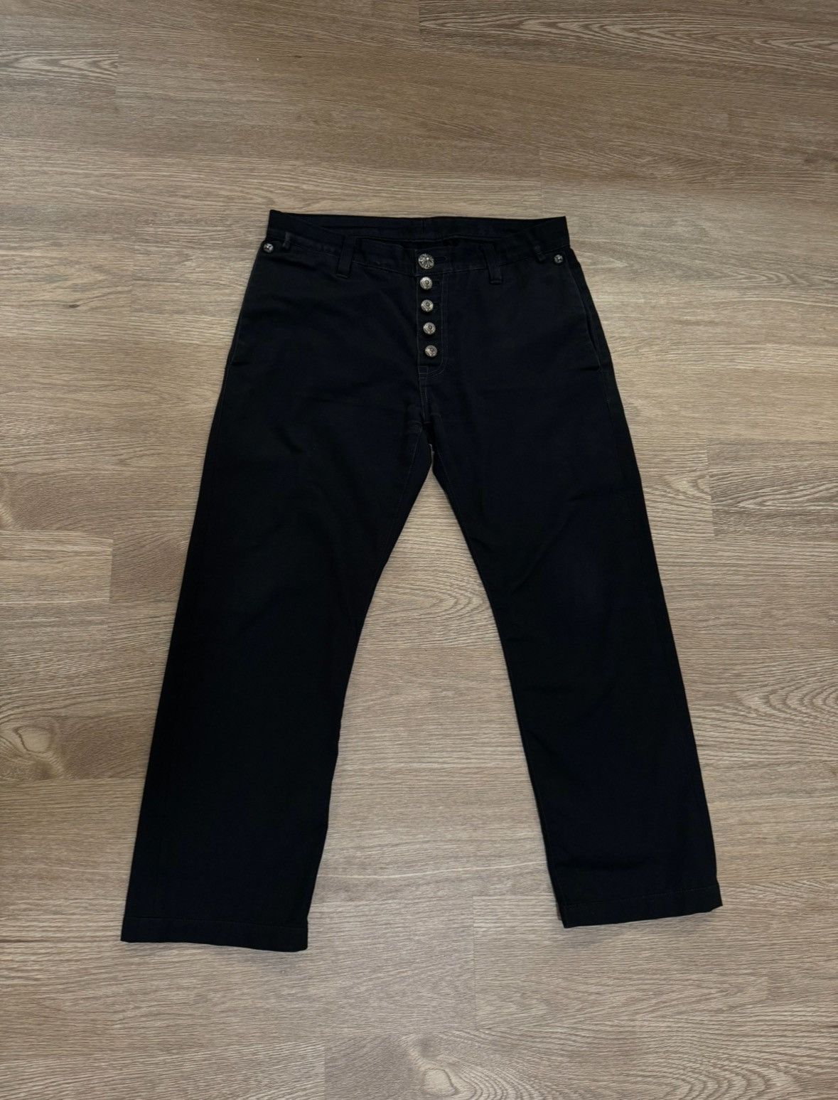 image of Black Chrome Hearts Chino Pants, Men's (Size 31)