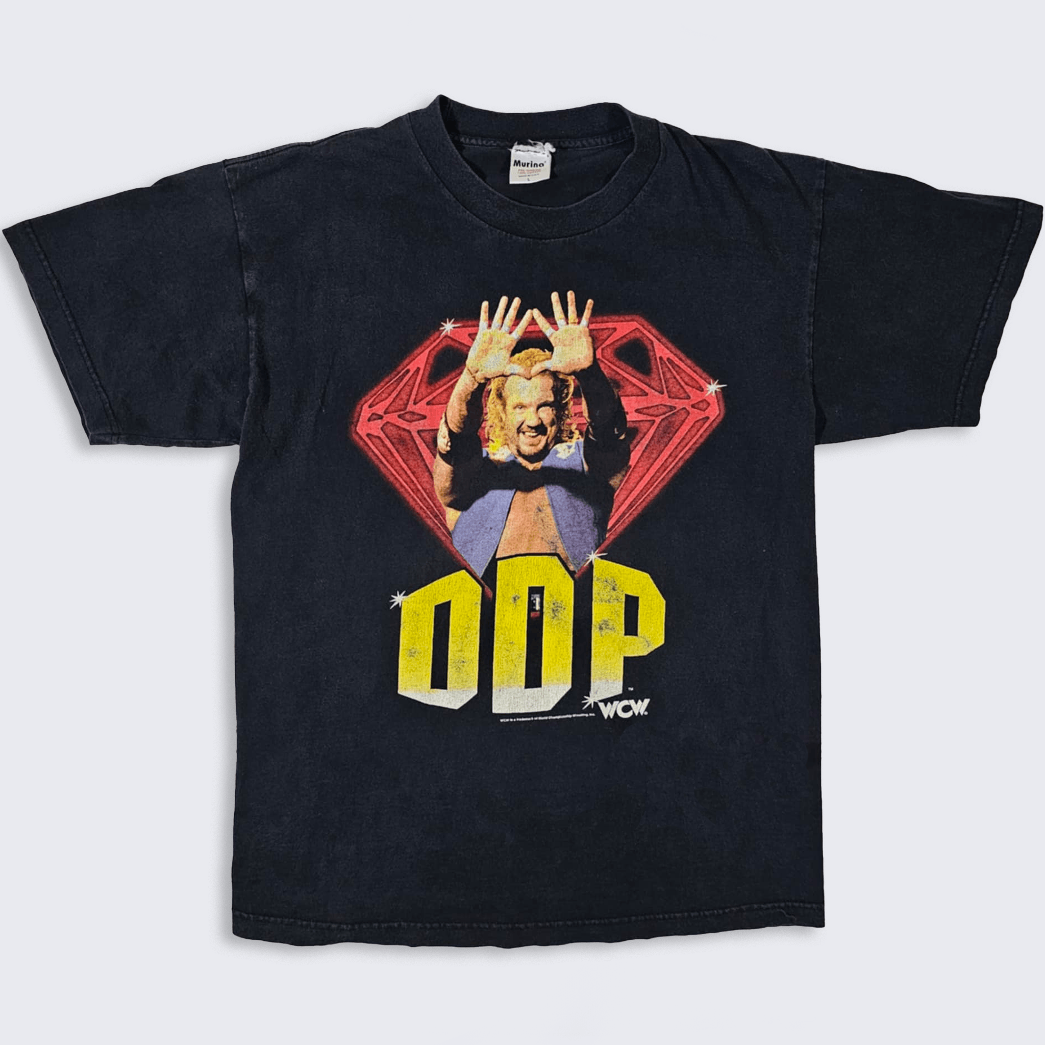 Vintage DDP Diamond Dallas Page Vintage 90s WCW Wrestling T-Shirt Size US L / EU 52-54 / 3 - 1 Thumbnail