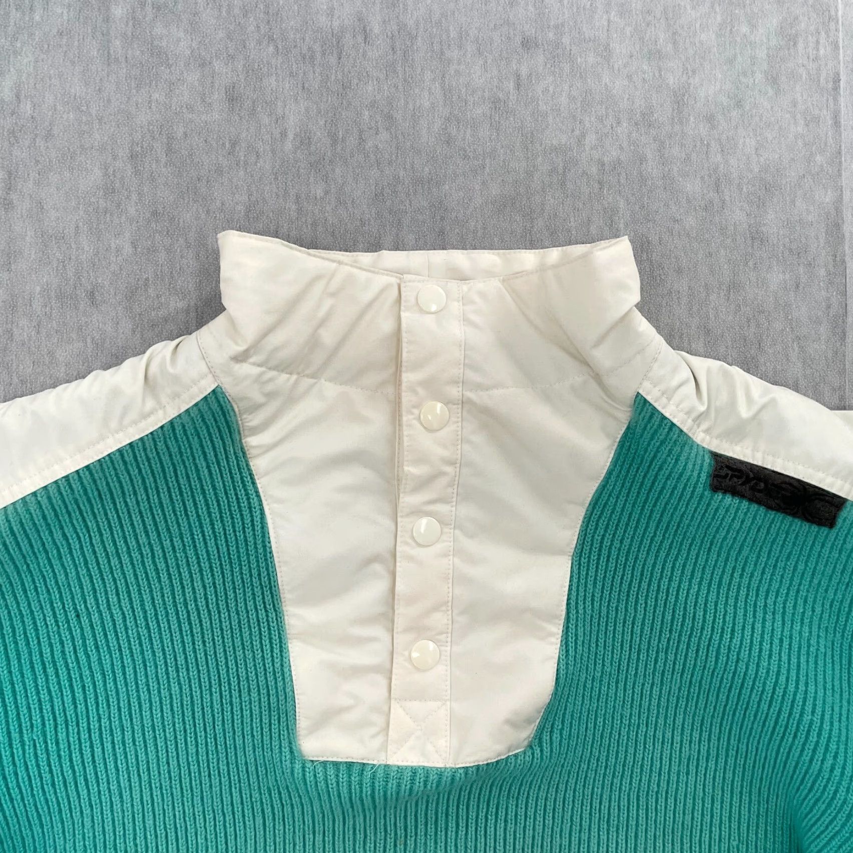 Spyder VINTAGE Spyder Women's Pullover Sweater Large Blue Wool Knitted Logo Casual Outdoor Size L / US 10 / IT 46 - 3 Thumbnail