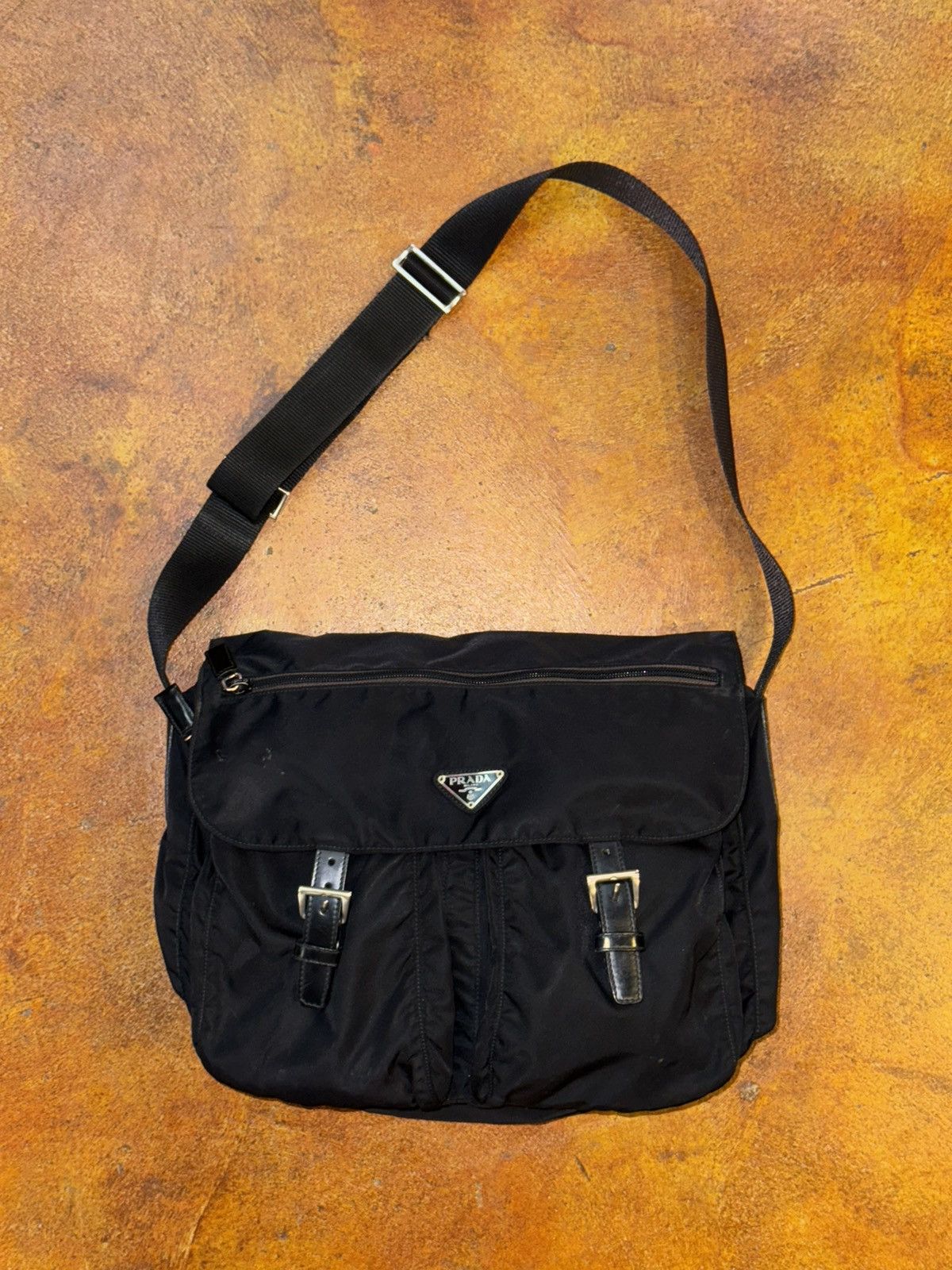 Prada Vintage PRADA Vela Nylon Shoulder Massager Bag Size ONE SIZE - 1 Thumbnail