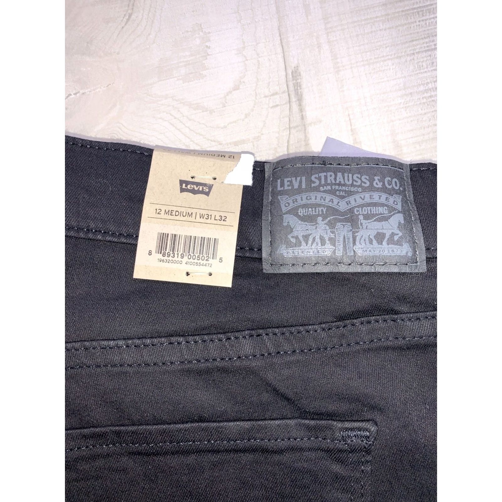 Levi's Levi’s 315 Bootcut Hypersoft Mid Rise Black Jeans Women’s 31 NWT-12363 Size 24" / US 00 / IT 34 - 2 Thumbnail