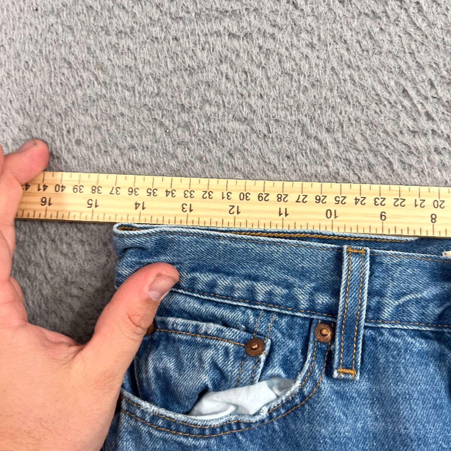 Levi's Levis Premium Wedgie Womens 28 Straight Jeans Medium Wash Denim Size 28" / US 6 / IT 42 - 7 Thumbnail