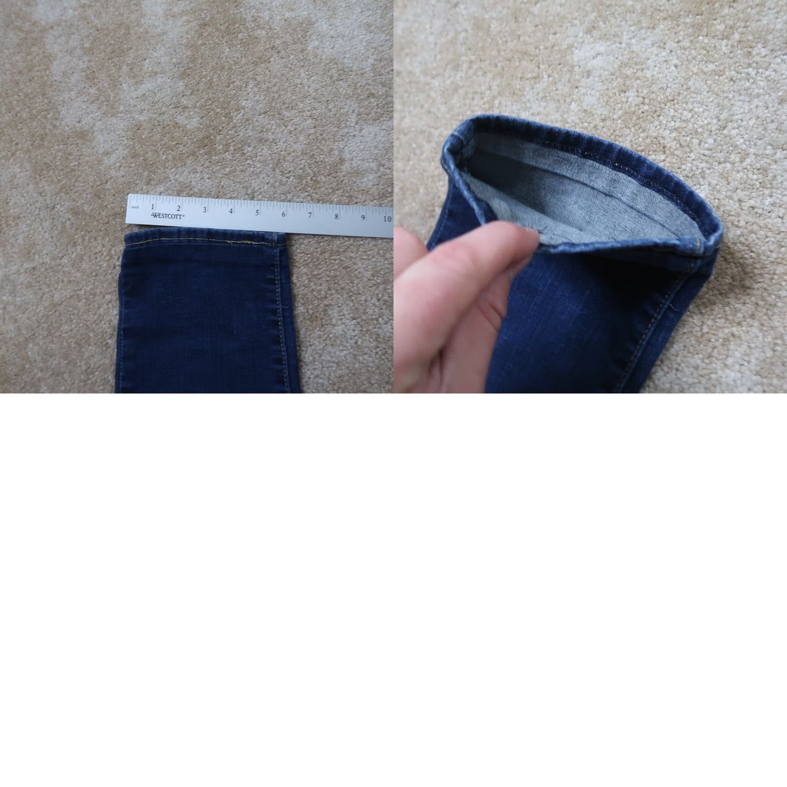 Levi's Levi's Mid Rise Skinny Jeans Womens 8 Blue Stretch Denim Jeans Skinny Pants Ladies 8 Blue Size 30" / US 8 / IT 44 - 9 Thumbnail