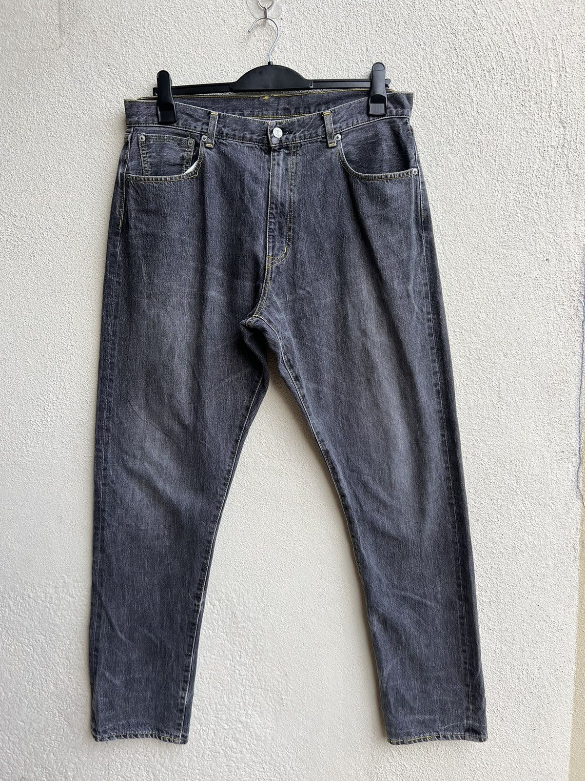 Swagger Vintage Swagger Japan Fade Black Denim Selvedge Jeans Size US 34 / EU 50 - 6 Thumbnail