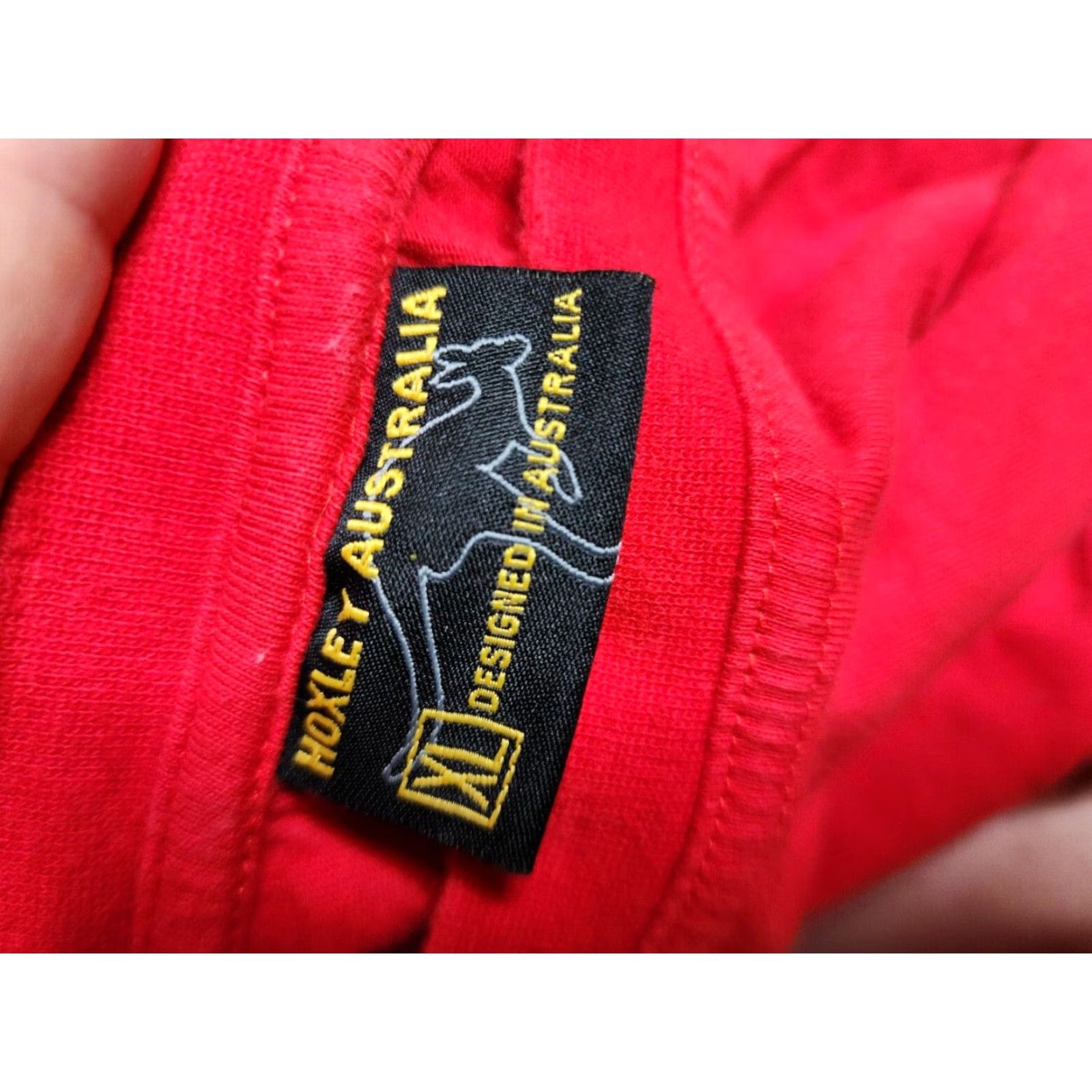 Vintage VINTAGE Hoxletly Shirt XL Red Australia Sydney Souvenir T Shirt Unisex Adults Crew Neck Short Sleeve Cotton Blend Spellout Transportation 90s? Size US XL / EU 56 / 4 - 5 Thumbnail
