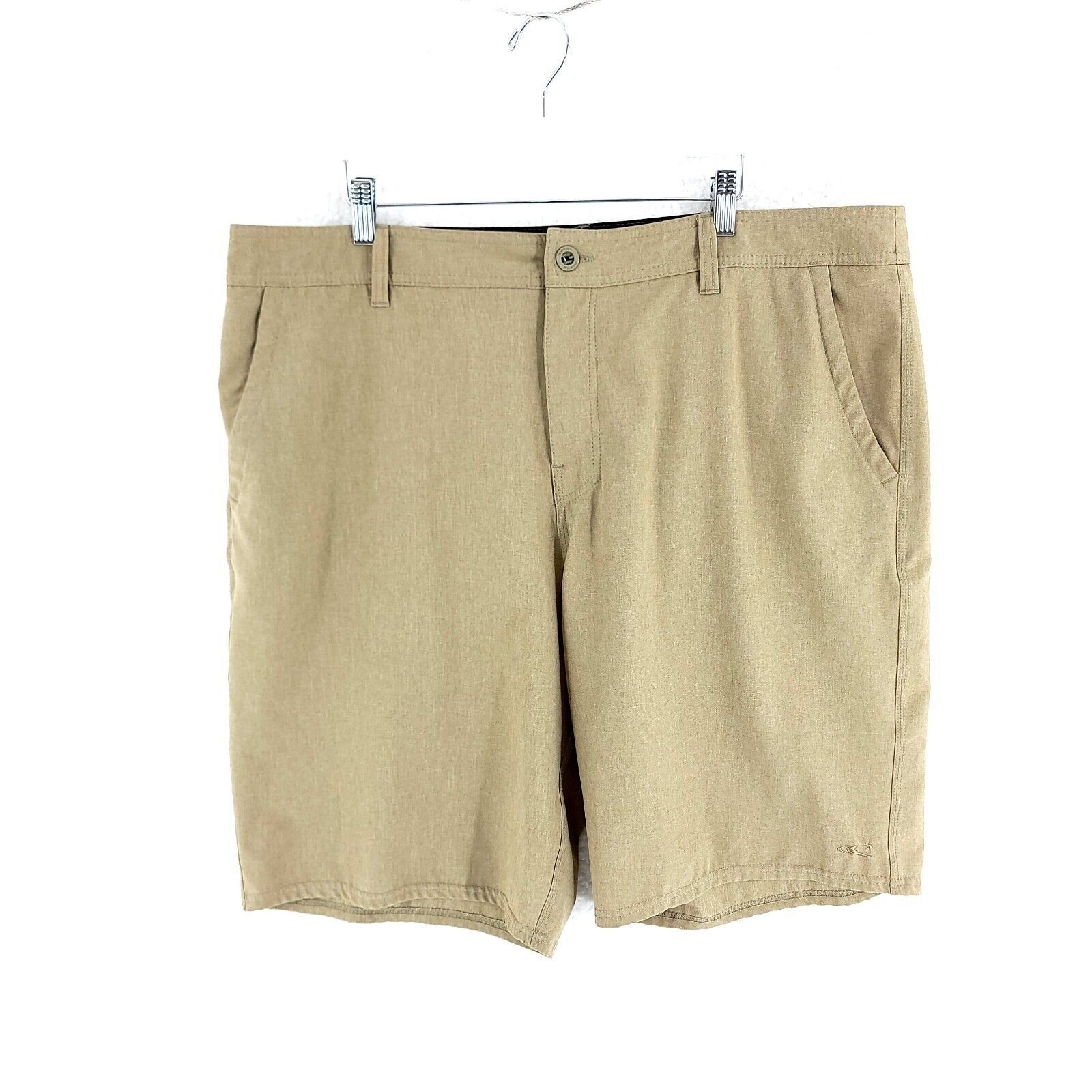 O'Neill O'Neill Hybrid Tan High Rise Polyester Elastane Shorts 42/11 Size US 42 / EU 58 - 1 Thumbnail