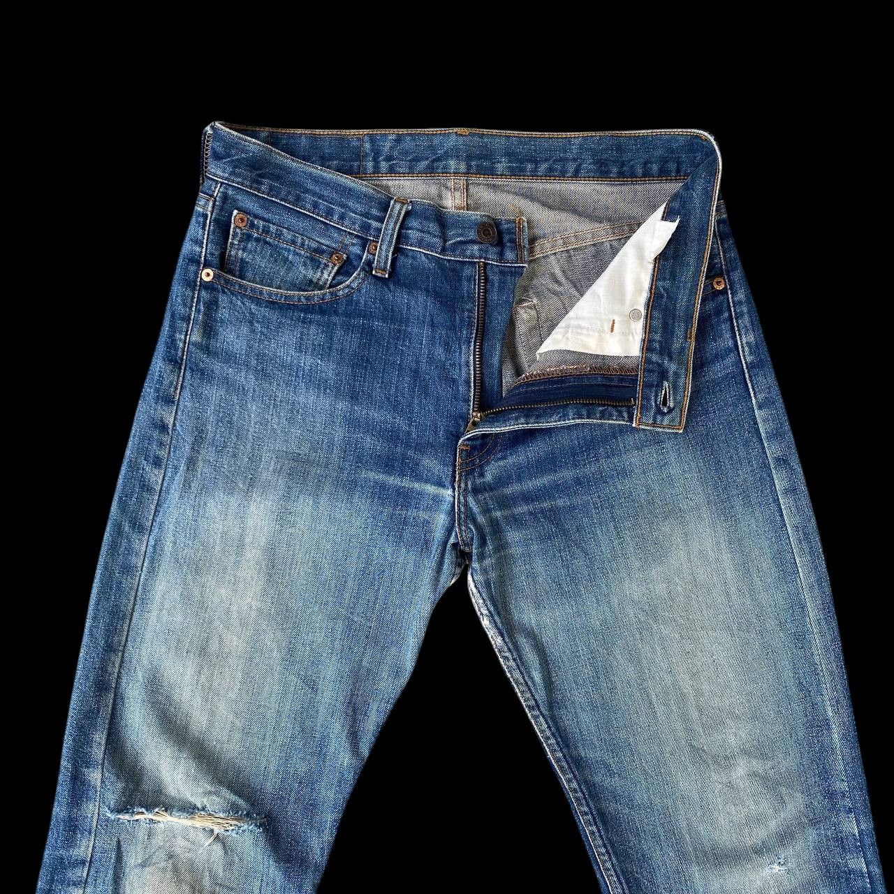 Levi's Vintage Clothing VINTAGE LEVIS 505 DISTRESSED DENIM W32X29" Size US 32 / EU 48 - 9 Thumbnail