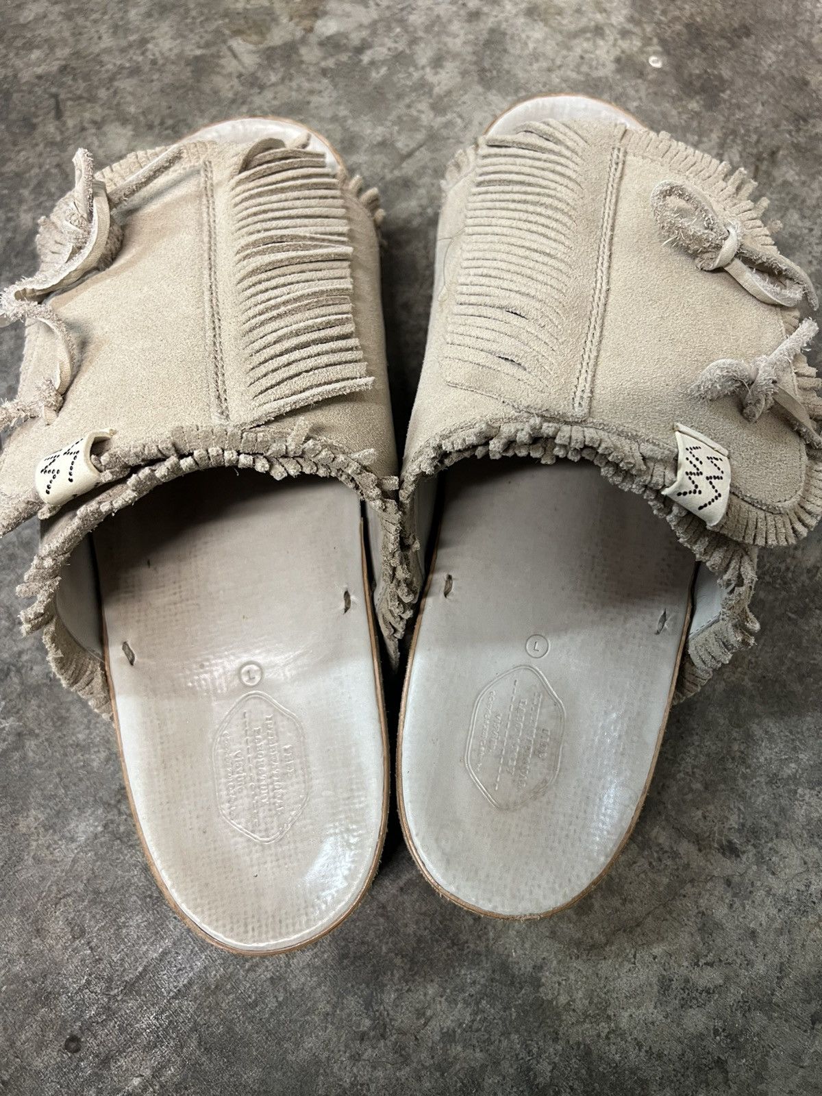 Visvim Visvim Christo Shaman Suede Folk Slides Size US 10.5 / EU 43-44 - 4 Thumbnail
