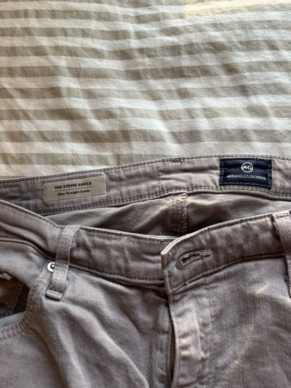 AG Adriano Goldschmied AG Jeans 32R Slim Straight Jeans Size US 32 / EU 48 - 3 Thumbnail
