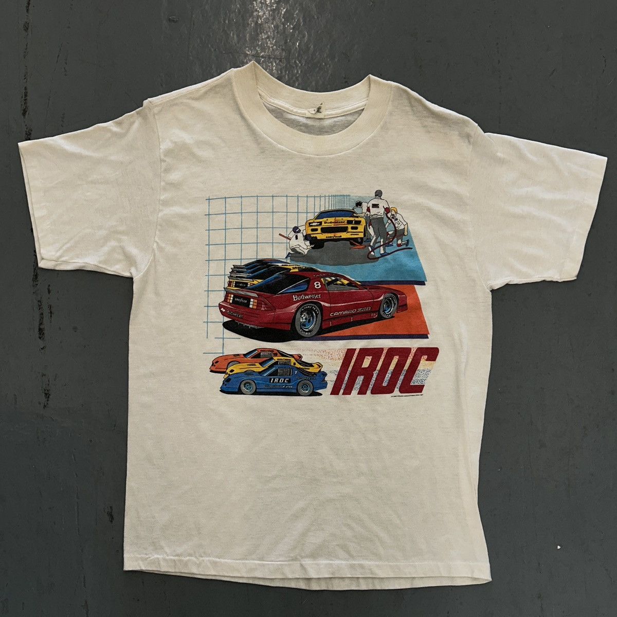 Vintage Vintage 1987 IROC T-Shirt – Officially Licensed Size US XL / EU 56 / 4 - 1 Thumbnail