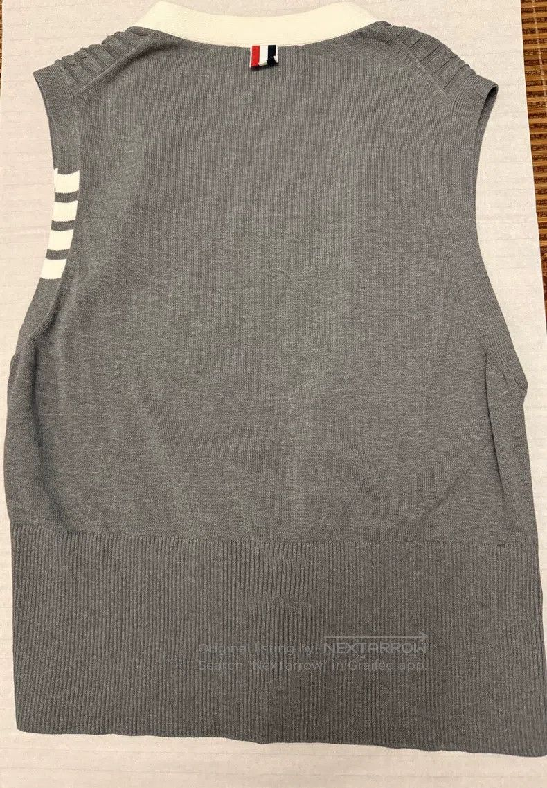 Other Thom Browne Lightweight cotton fine yarn V-neck knit cardi Size US XL / EU 56 / 4 - 2 Thumbnail
