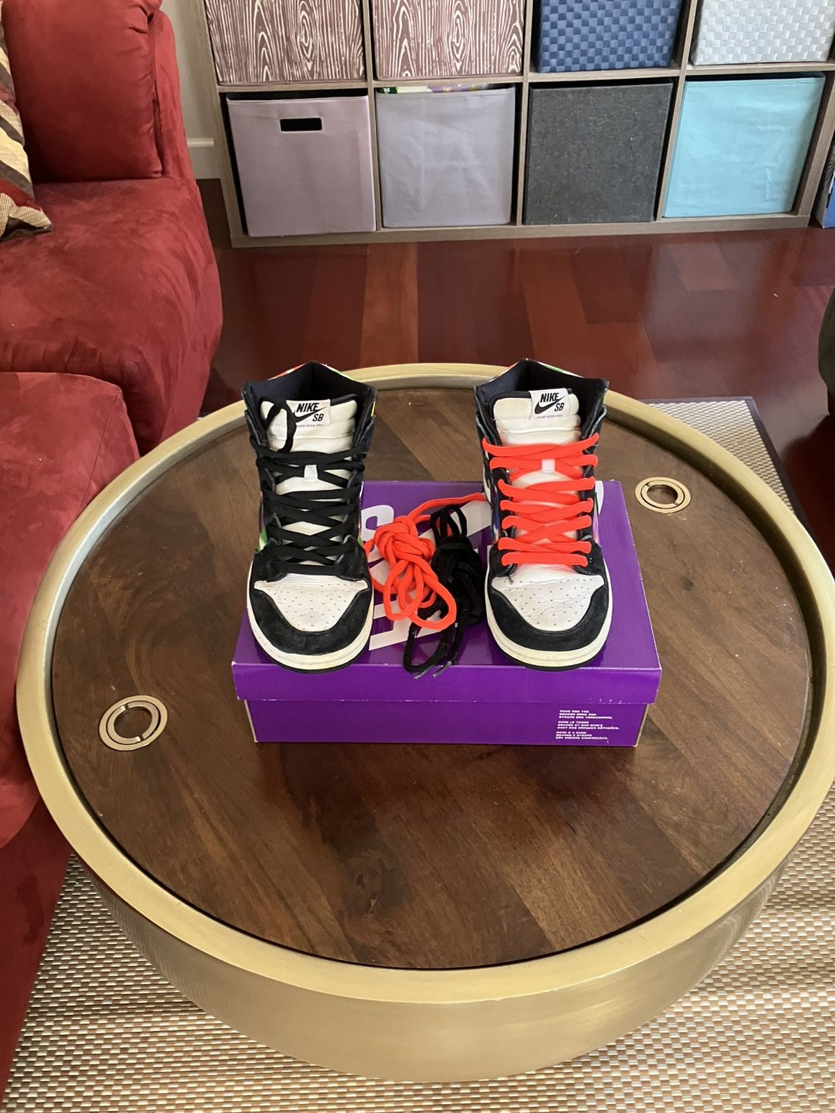 Nike SB Nike SB Dunk High TV Signal CZ2253-100 Men’s 9 Size US 9 / EU 42 - 1 Thumbnail