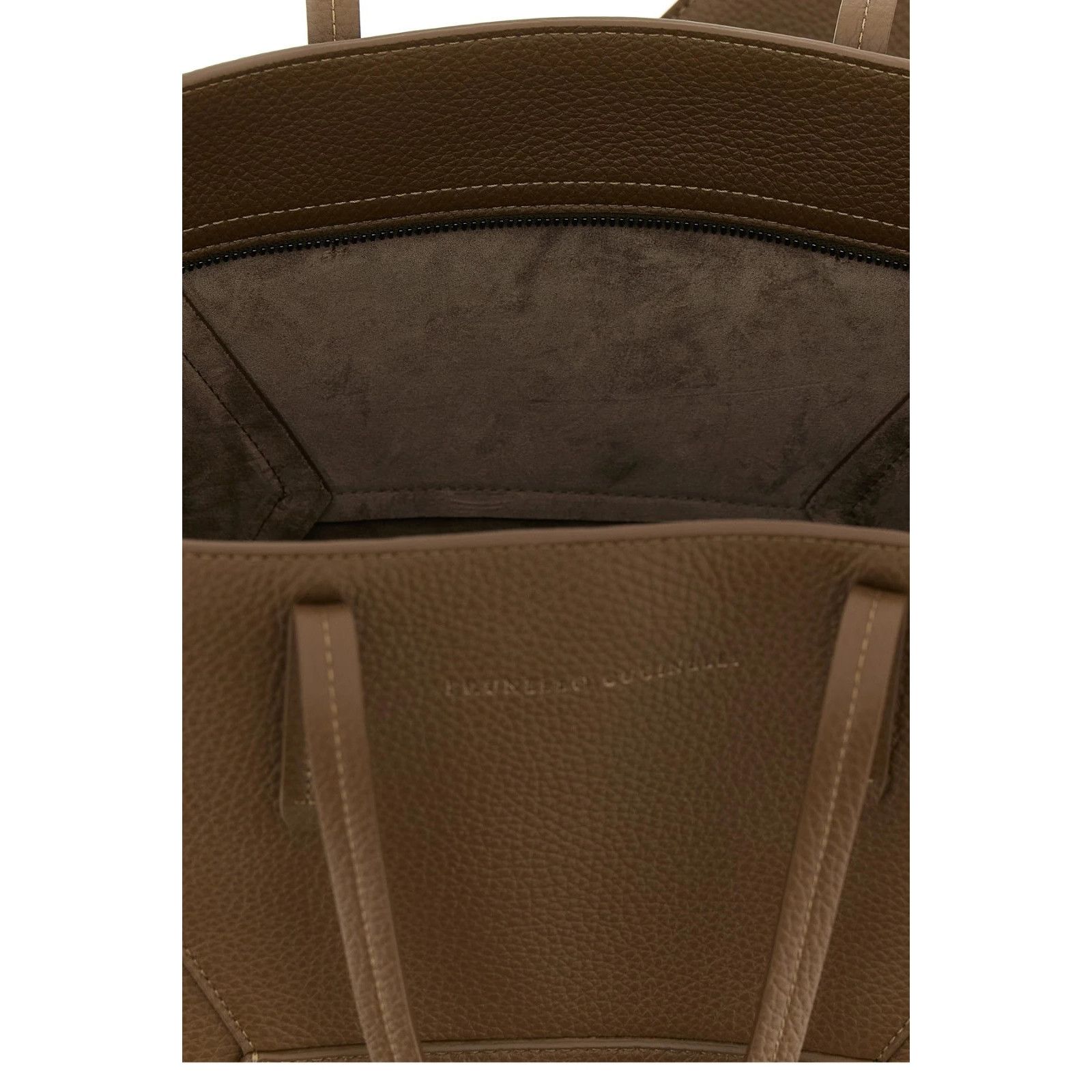 Brunello Cucinelli BRUNELLO CUCINELLI BC Duo Medium Brown Tote Bag New & Authen Size ONE SIZE - 4 Thumbnail