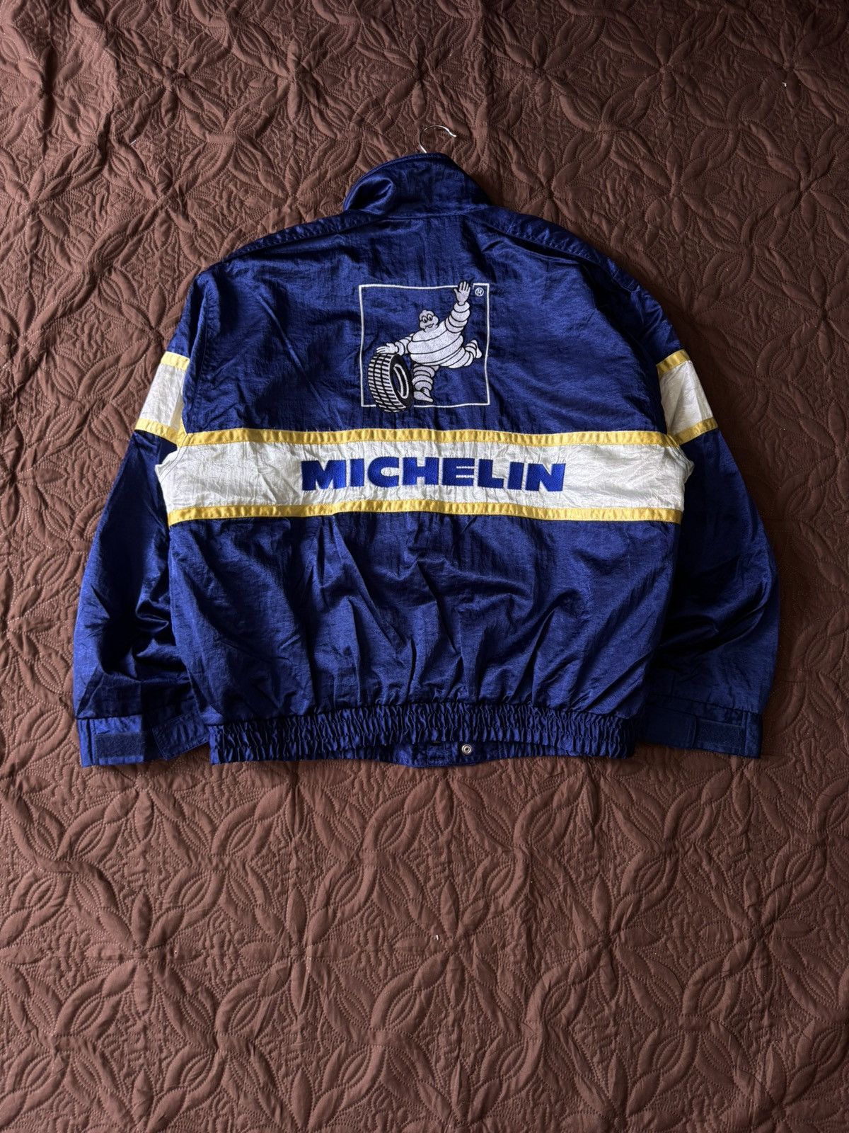 If Six Was Nine vintage Michelin racing jacket nylon bomber design 1990s Size US L / EU 52-54 / 3 - 1 Thumbnail