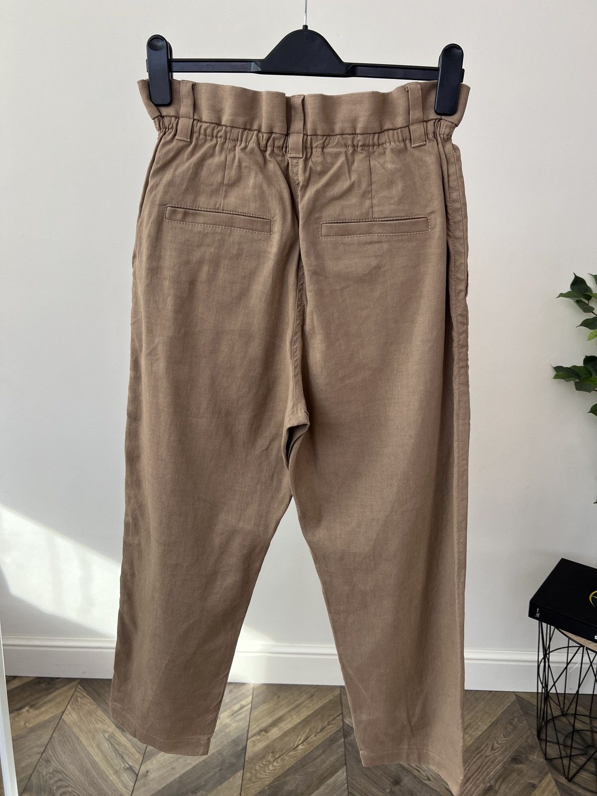 Brunello Cucinelli Vintage Brunello Cucinelli Women’s Linen Cotton Pants Size 28" / US 6 / IT 42 - 6 Thumbnail