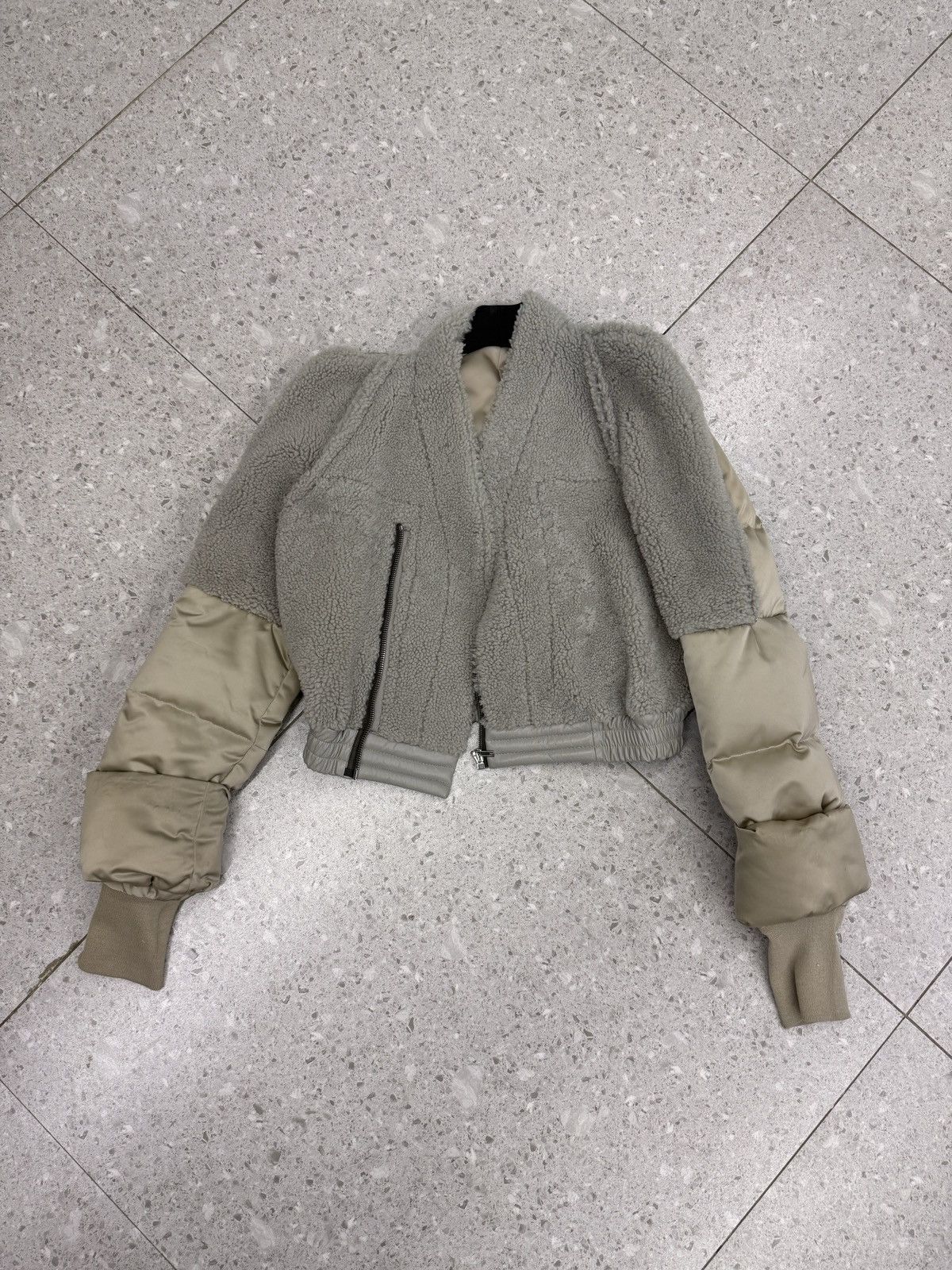 Rick Owens Rick Owens Alice Strobe Leather Jacket SS24 | Grailed