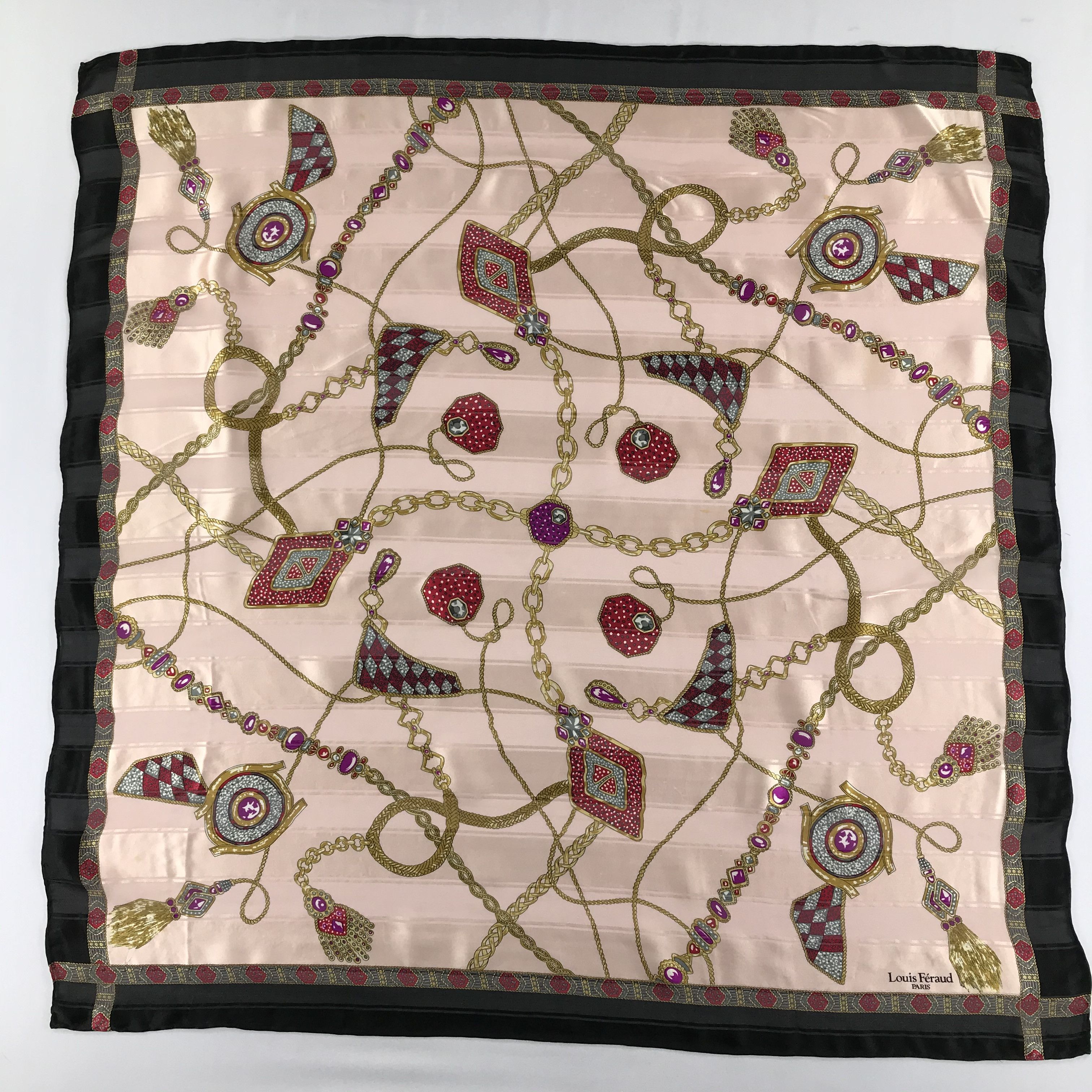 Louis Feraud Vintage Louis Feraud Silk Scarf Size ONE SIZE - 2 Thumbnail