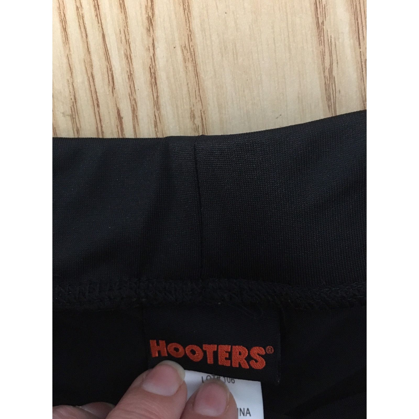 Other New Rare Sexy Hooters Girl Uniform Black Shorts Stretchy Xxs Size 24" / US 00 / IT 34 - 7 Thumbnail
