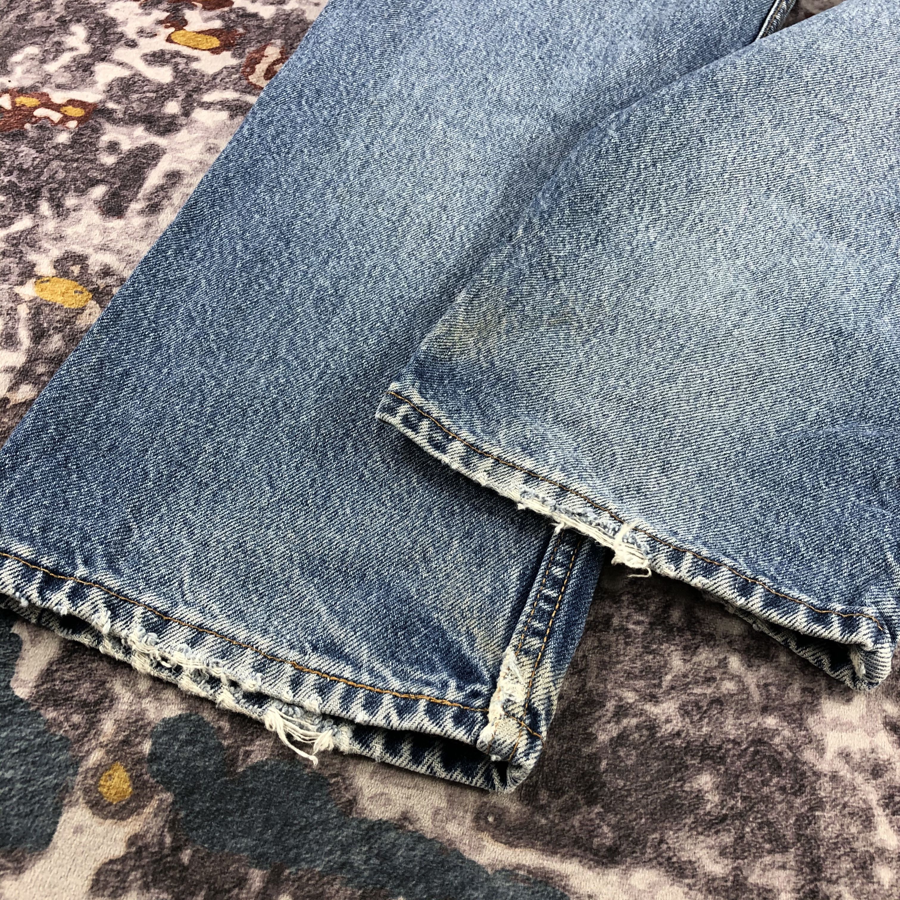 Levi's × Vintage Vintage 90s Blue Wash Levis 505 Jeans-JM3084 Size US 33 - 4 Thumbnail