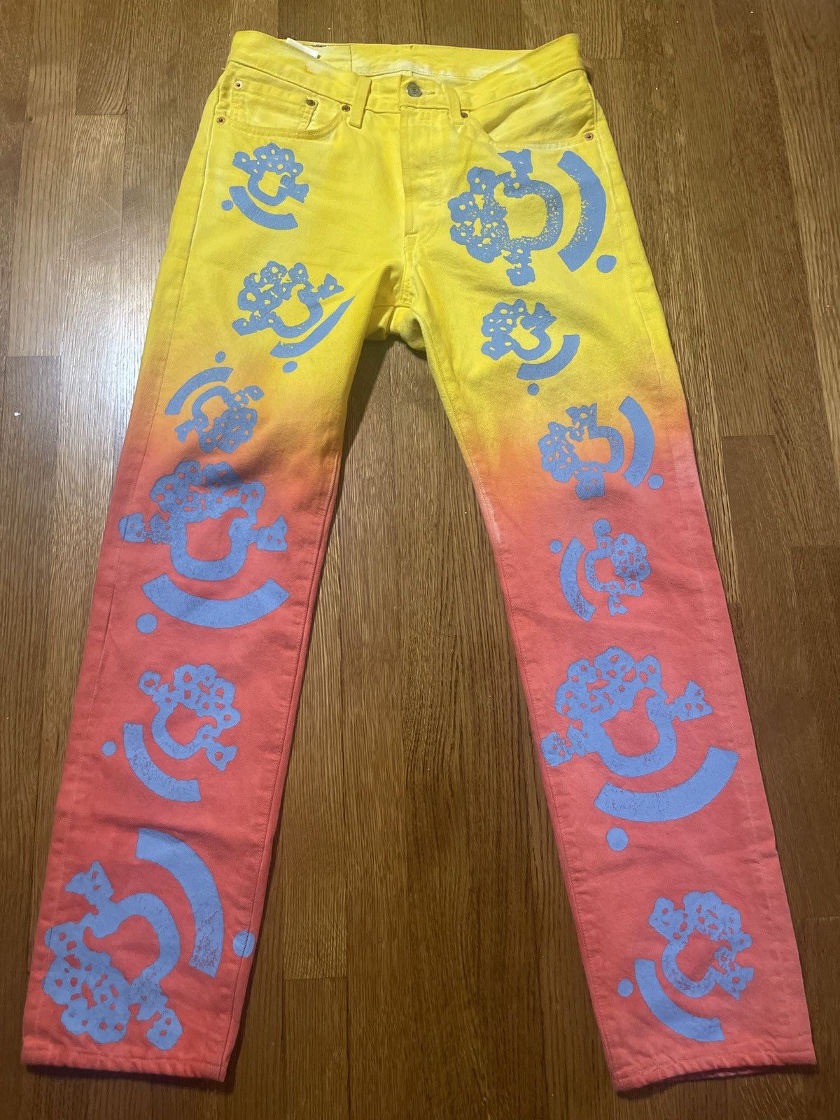 DENIM TEARS Denim Tears Bstroy Tears 501 Jean Size US 31 - 1 Thumbnail
