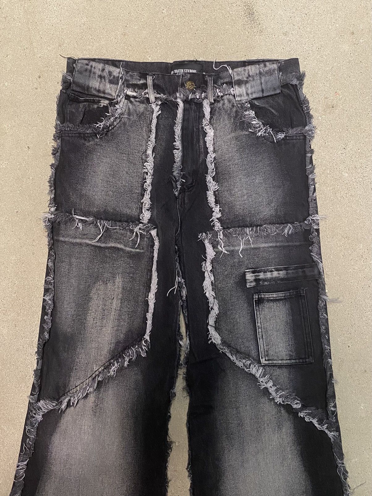 No Faith Studios Flared Denim 004 Painter