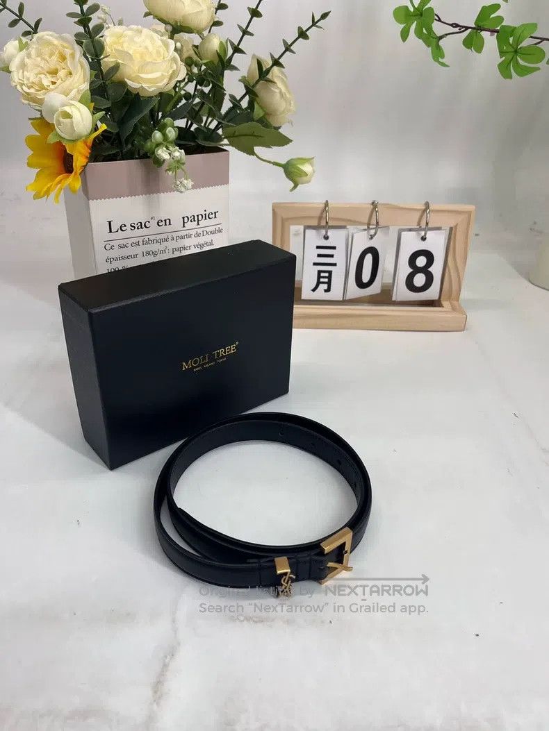 Saint Laurent Paris Saint Laurent Paris Belt i Size ONE SIZE - 1 Thumbnail