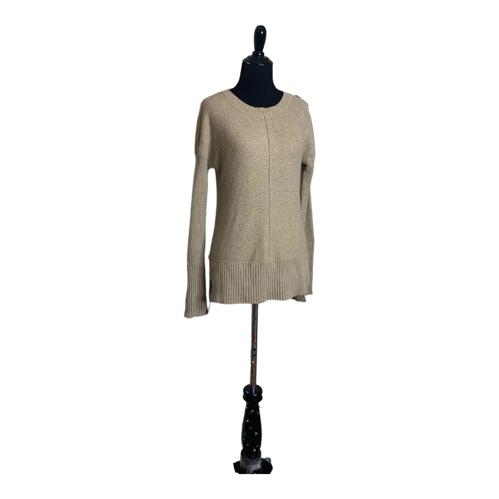 Rachel Zoe Rachel Zoe beige honey comb knit sweater size XS Size XS / US 0-2 / IT 36-38 - 7 Thumbnail