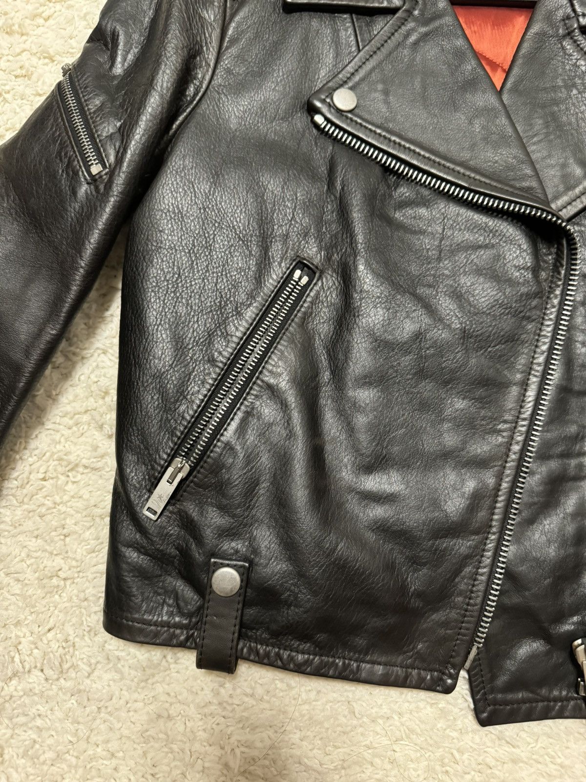 Golden Goose Golden Goose Leather Biker Jacket Size XS / US 0-2 / IT 36-38 - 2 Thumbnail