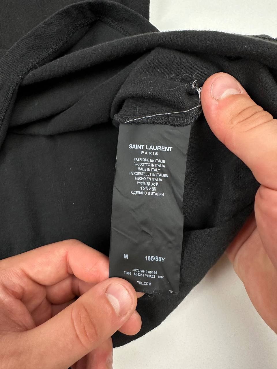 Saint Laurent Paris T-shirt from Saint Laurent Size M / US 6-8 / IT 42-44 - 4 Thumbnail