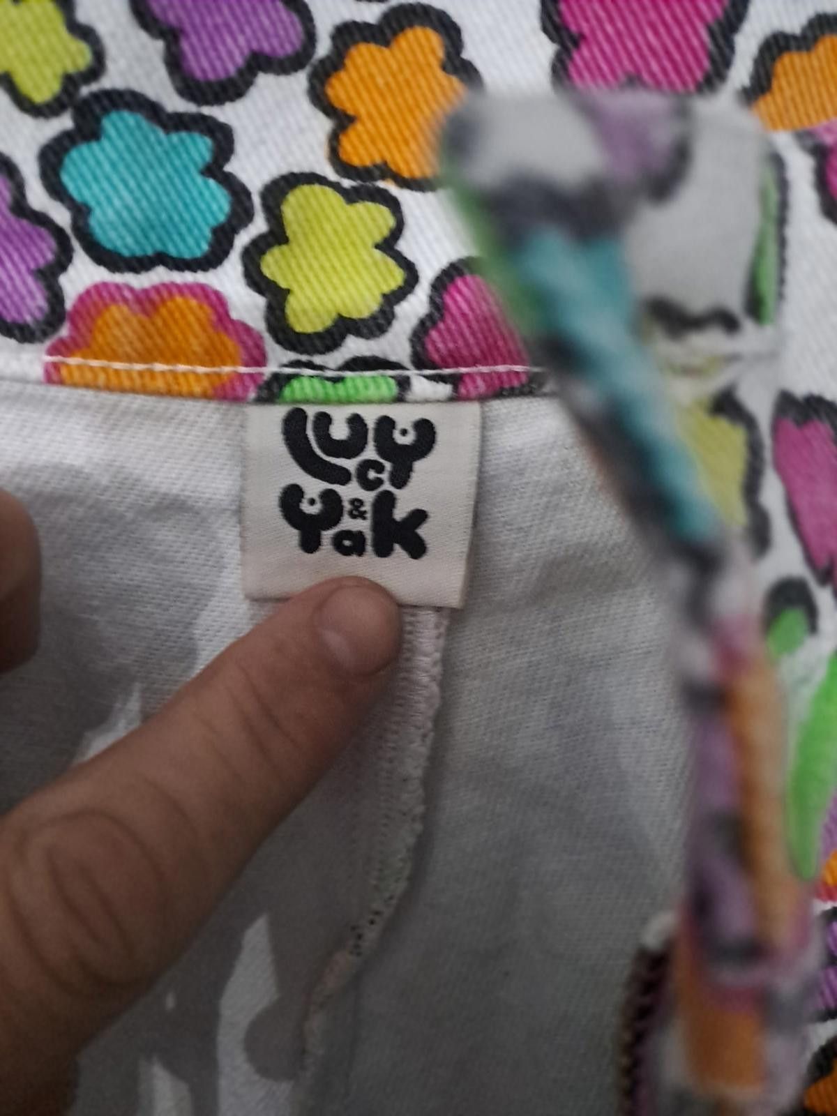 Other Lucy & Yak Addison Colourful Floral High-Waisted Jean 28/30 Size 28" / US 6 / IT 42 - 7 Thumbnail