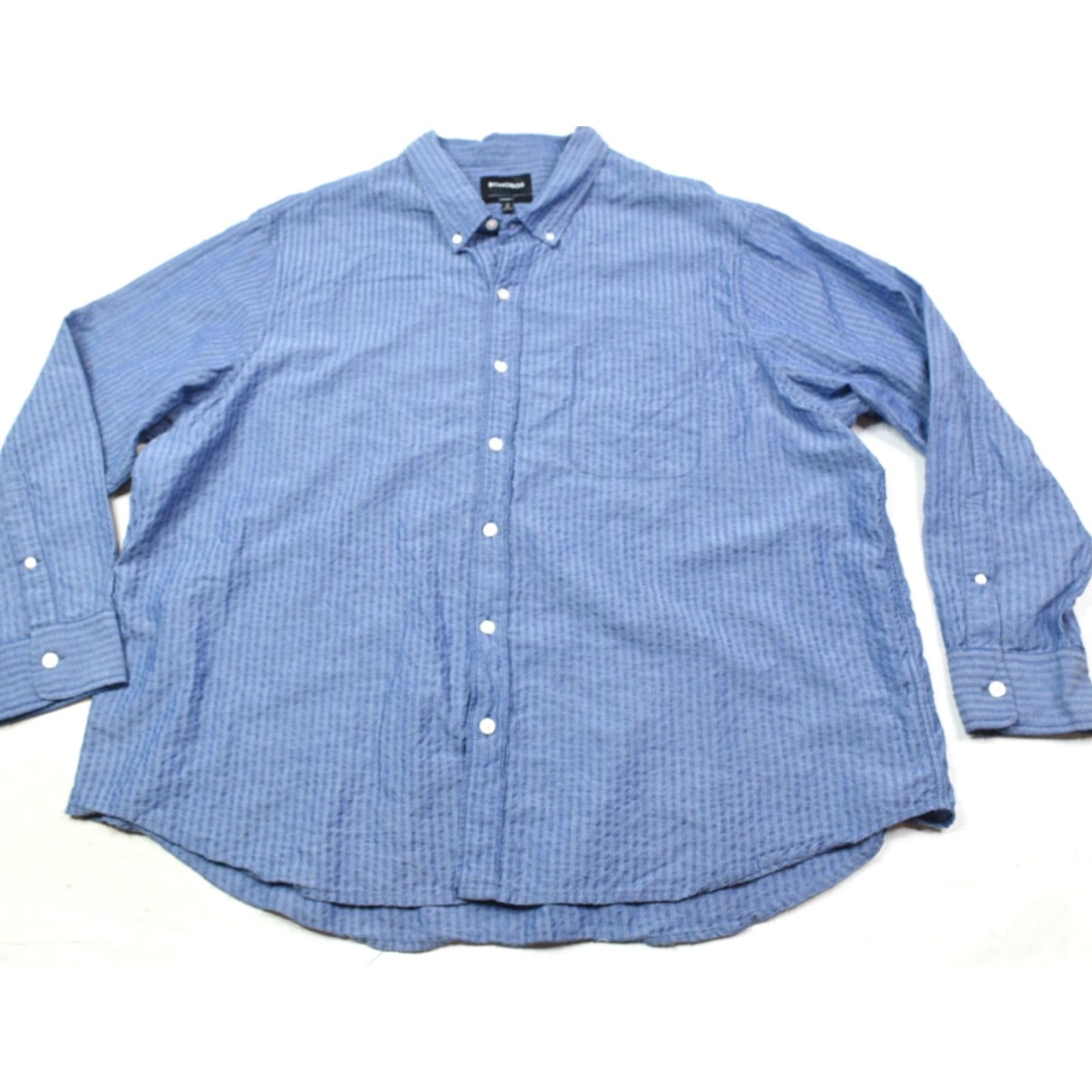 Bonobos Bonobos Shirt Mens 3XL Blue Striped Long Sleeve Button-Down Standard Shirt Size US XXL / EU 58 / 5 - 2 Thumbnail