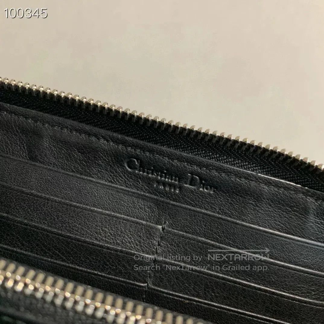 Dior DIOR Patent Leather Black Gold Wallet. Size ONE SIZE - 8 Thumbnail