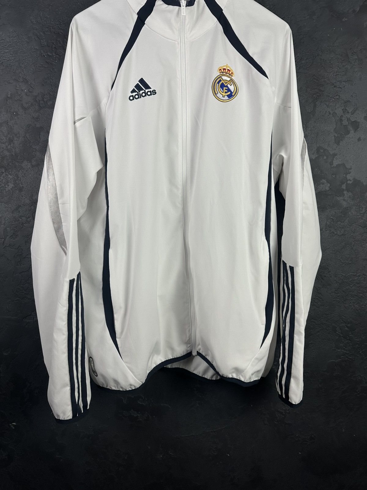 Vintage Vintage Adidas Real Madrid Track Jacket Size US L / EU 52-54 / 3 - 3 Thumbnail