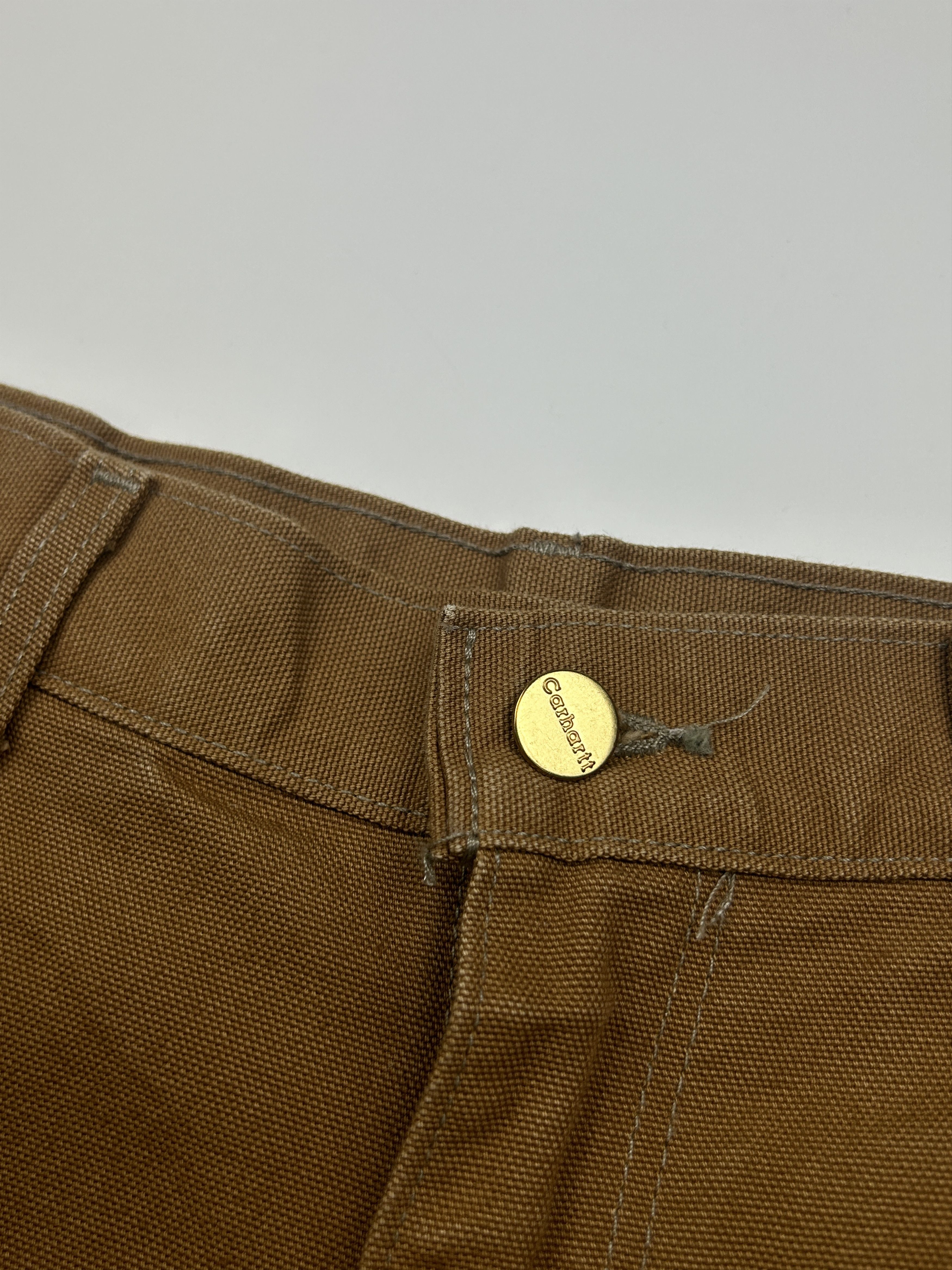 Carhartt Vintage Carhartt Canvas Double Knees Dungaree Pants 31W Size US 31 - 4 Thumbnail