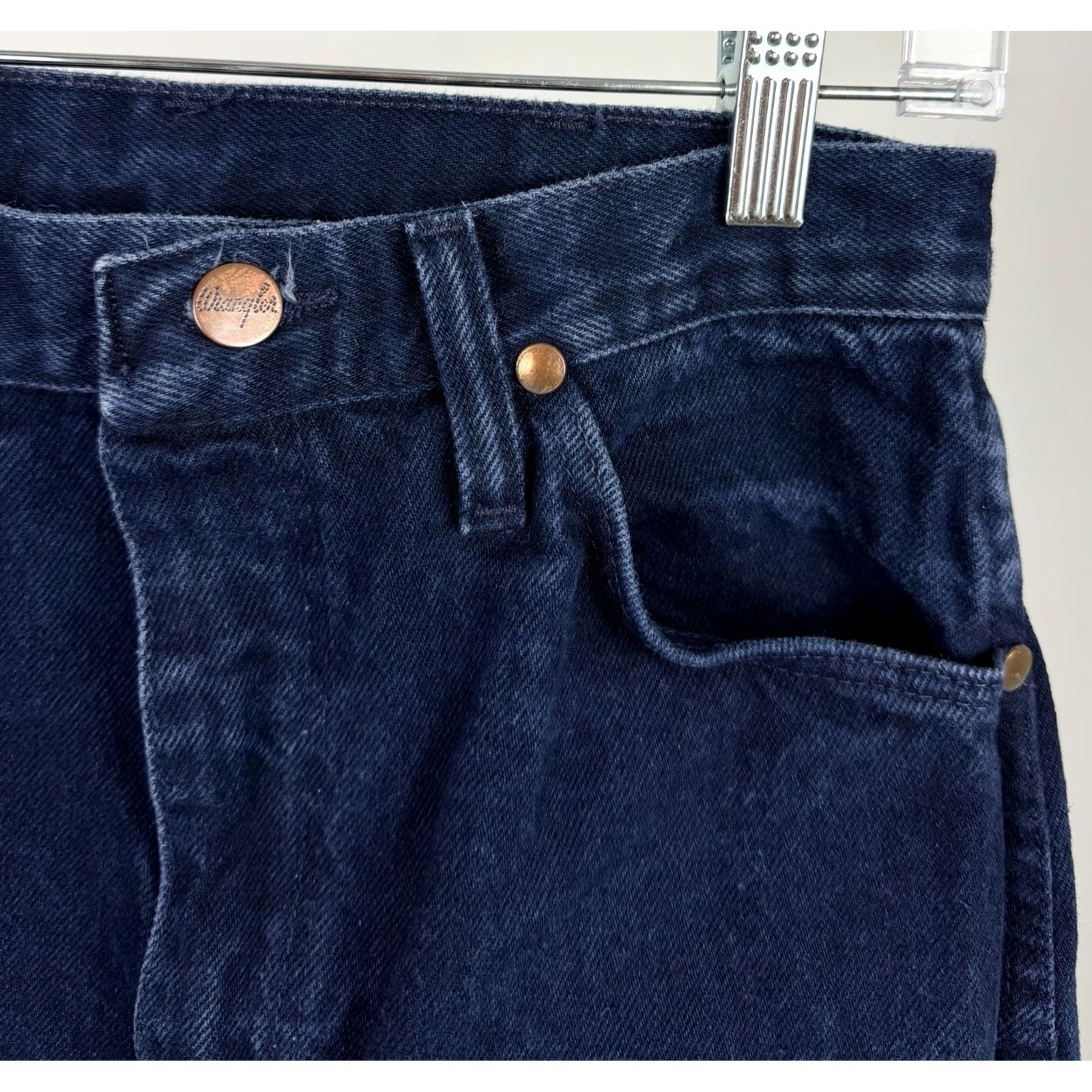 Wrangler VINTAGE Wrangler Jeans Womens 26x36 ACTUAL Dark Wash Denim Western Rodeo 90s Jeans Women 26x36 Blue 80s Rodeo Western Size 26" / US 2 / IT 38 - 4 Thumbnail