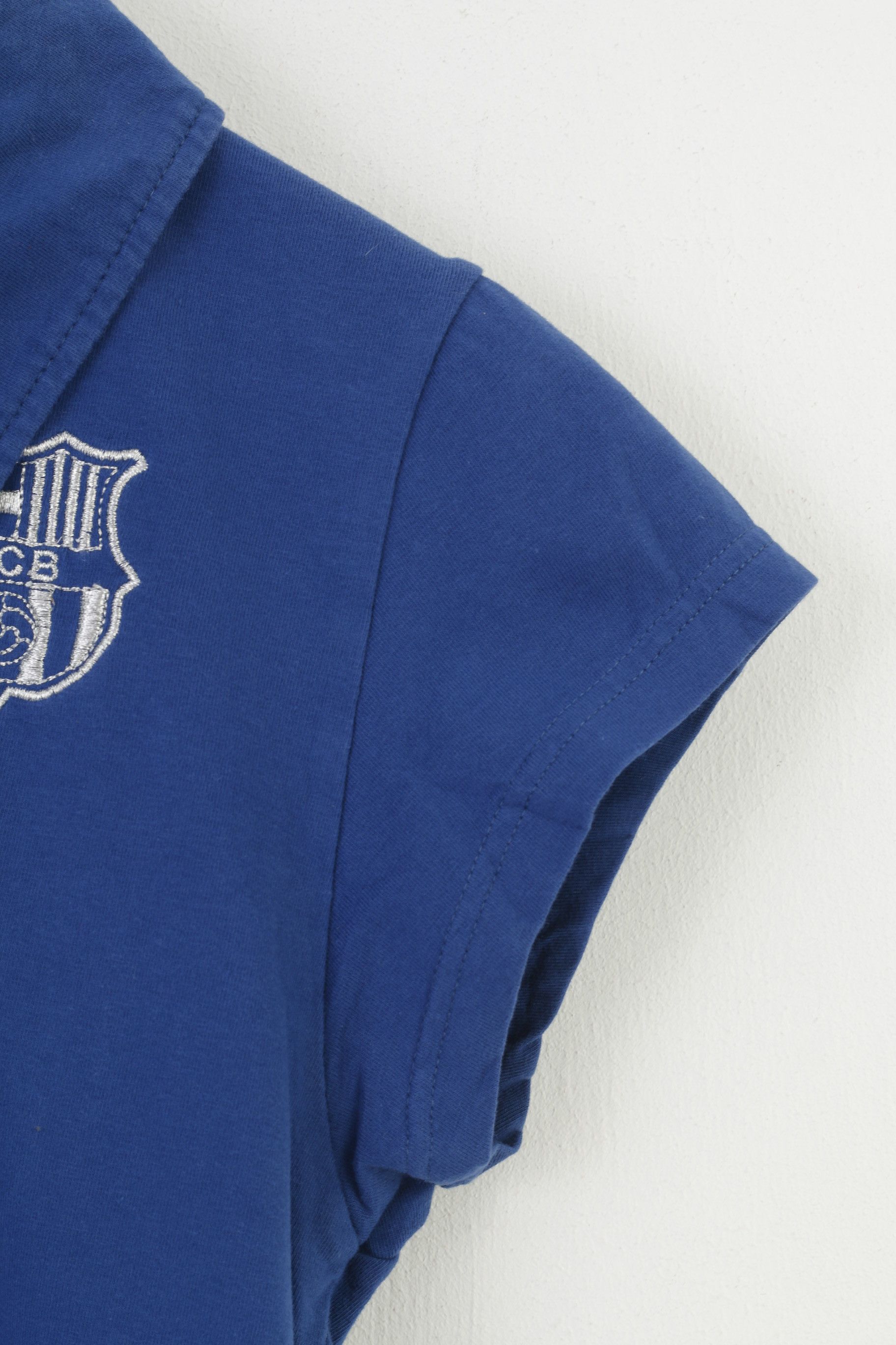 Other FC Barcelona Women L M Polo Shirt Graphic Blue Summer 10399 Size L / US 10 / IT 46 - 3 Thumbnail