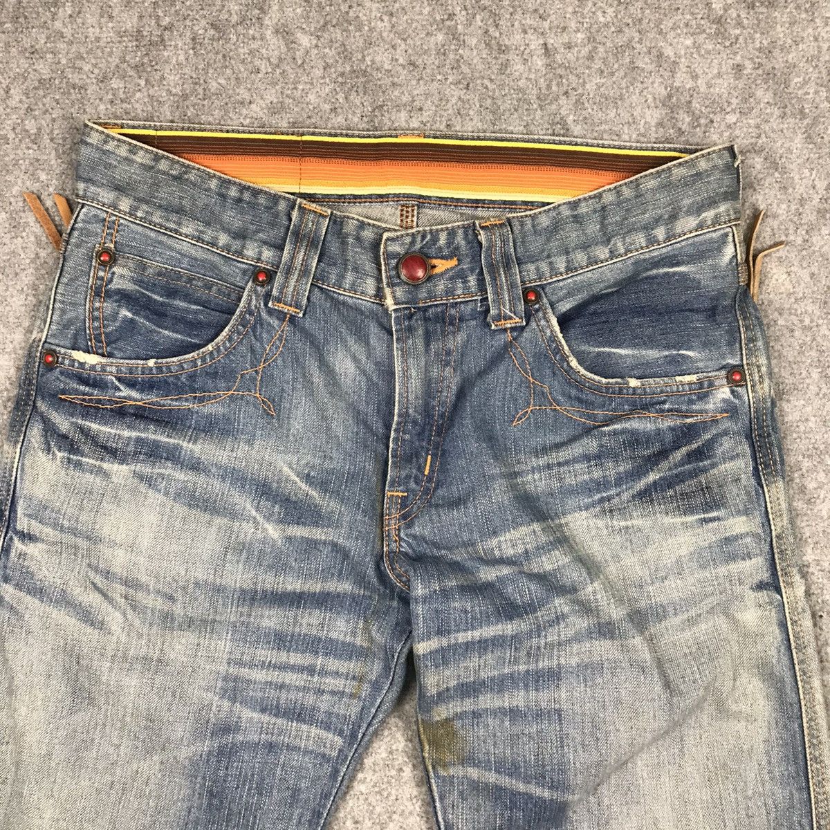 Edwin × Japanese Brand BLUE TRIP EDWIN 503 BOOTCUT FLARE JEANS DENIM PANTS 132 Size US 30 / EU 46 - 7 Thumbnail