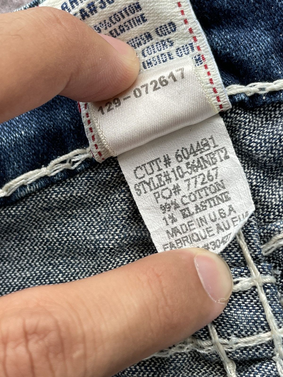 True Religion 2000s True Religion-Joey Super T Bold Stitch Jeans Size US 29 - 12 Thumbnail