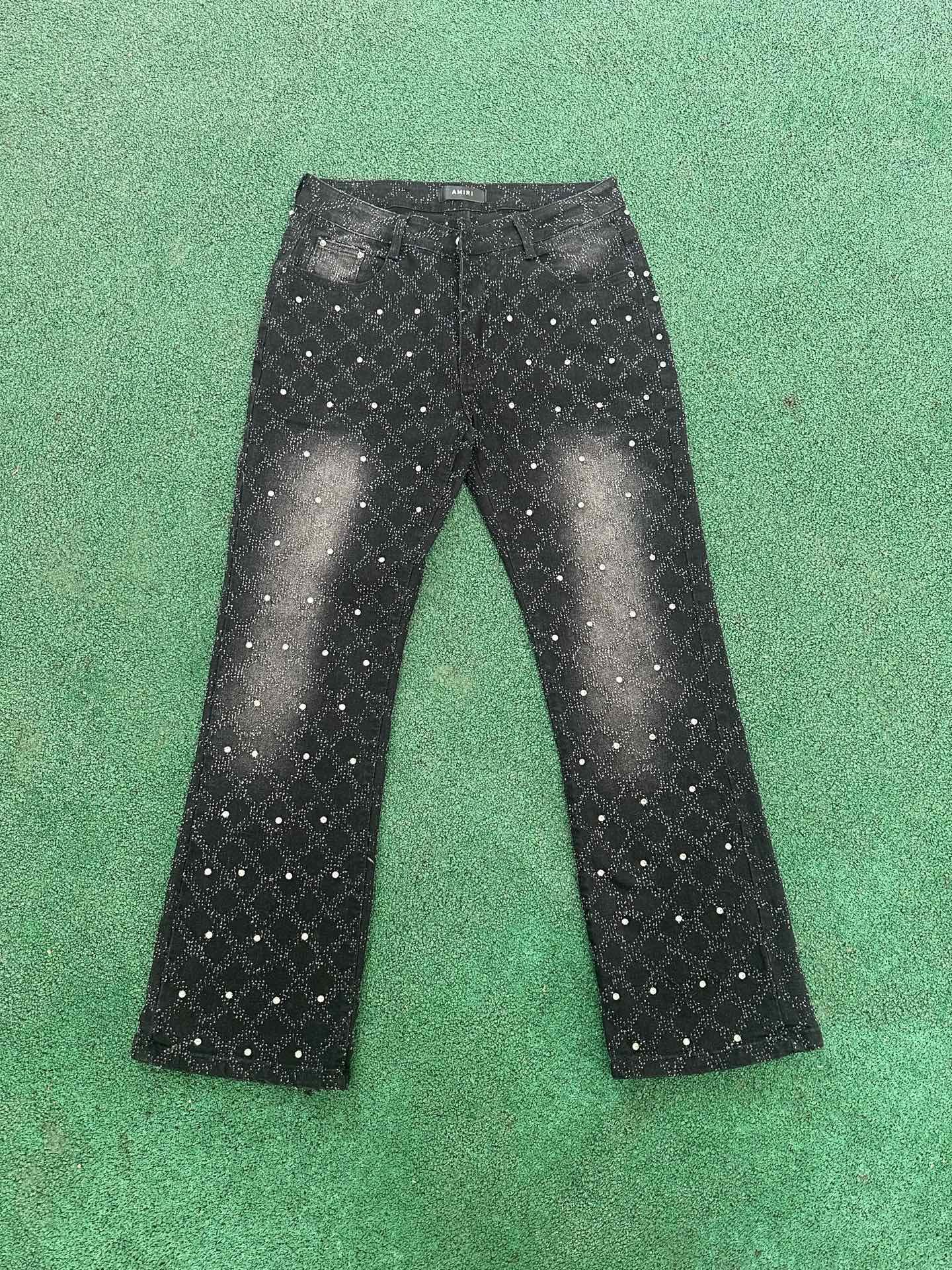 Vintage Micro trumpet starry jeans, light luxury jeans Size US 34 / EU 50 - 3 Thumbnail