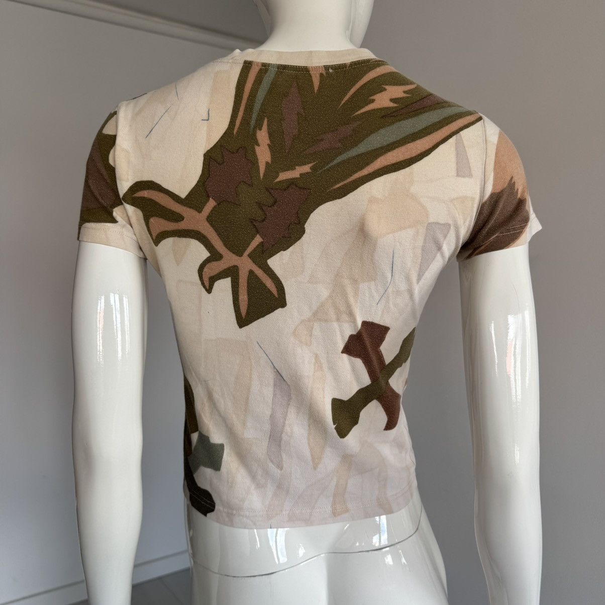 Dior Vintage Christian Dior 2001 fitted top abstract skull rare Size S / US 4 / IT 40 - 3 Thumbnail