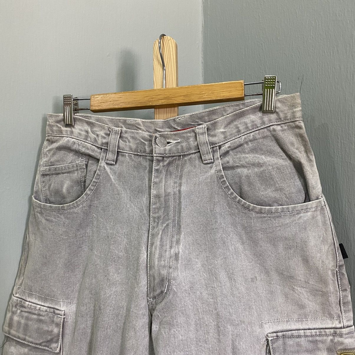 Vans VINTAGE RARE VANS Baggy Cargo Jeans - Washed Grey Denim Size US 29 - 4 Thumbnail