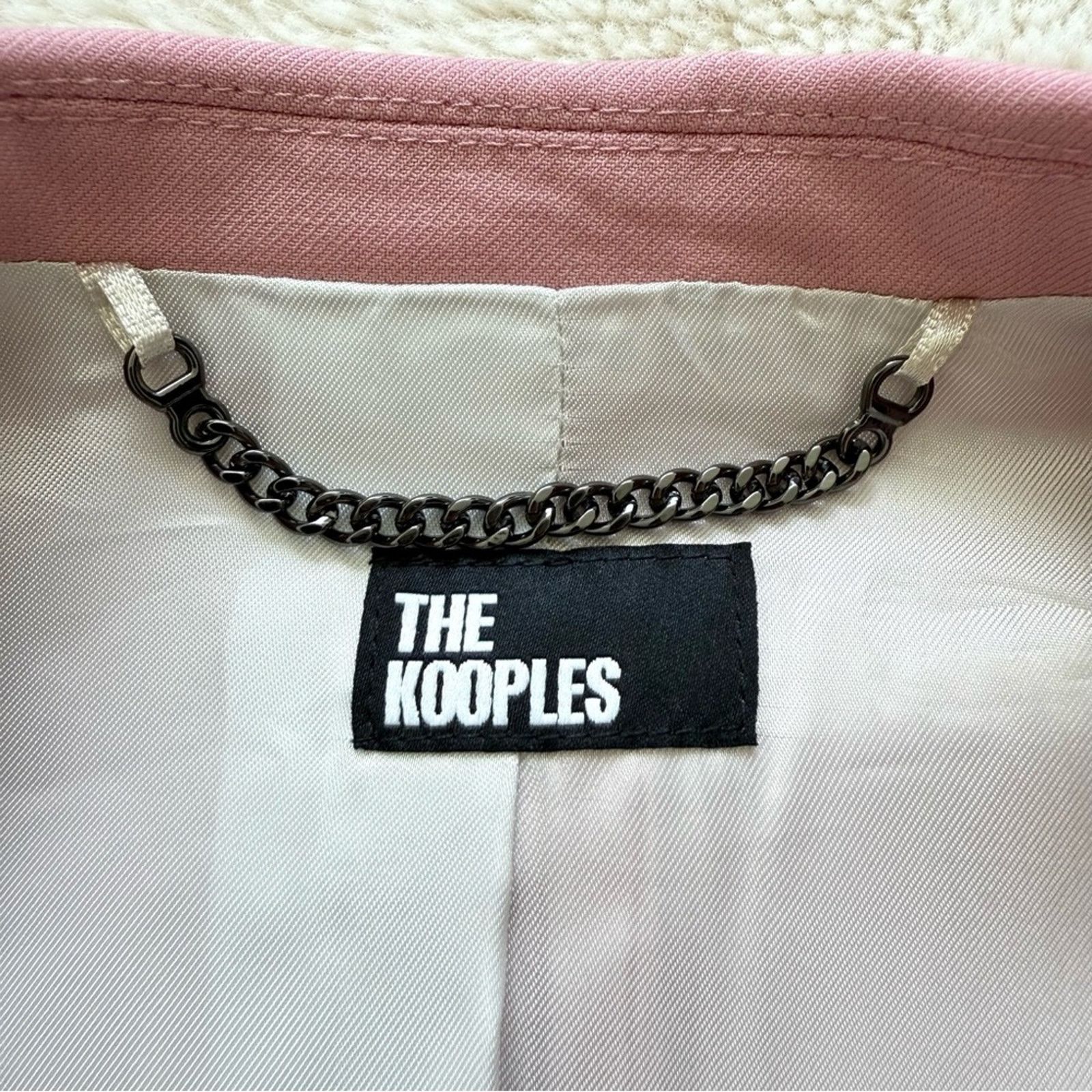 The Kooples NWT!!! The Kooples women pink jacket size 36FR or 6 US 555$ Size M / US 6-8 / IT 42-44 - 6 Thumbnail